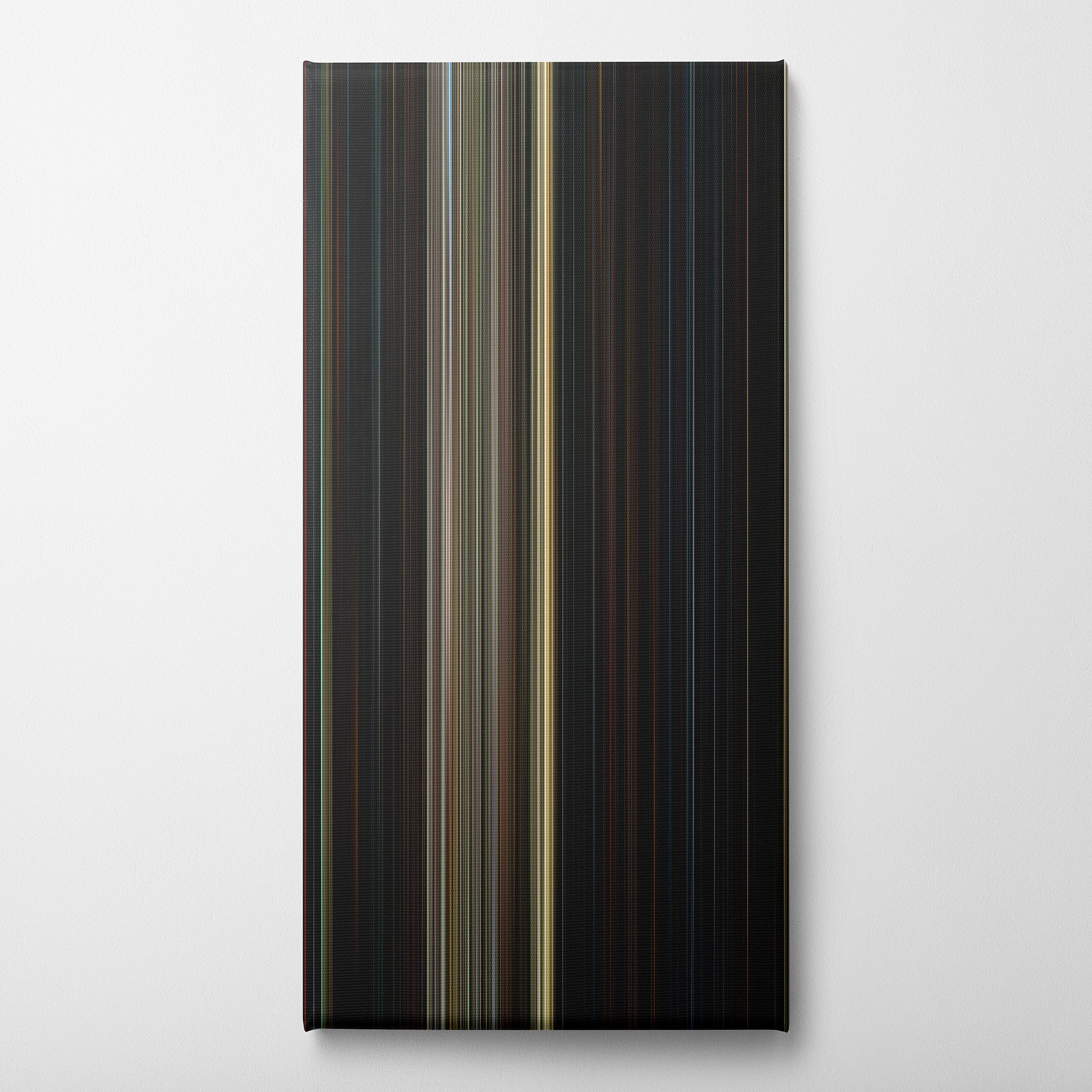 Friday the 13th (2009) CineSpectrum Color Spectrum Canvas Print - Vertical on Wall