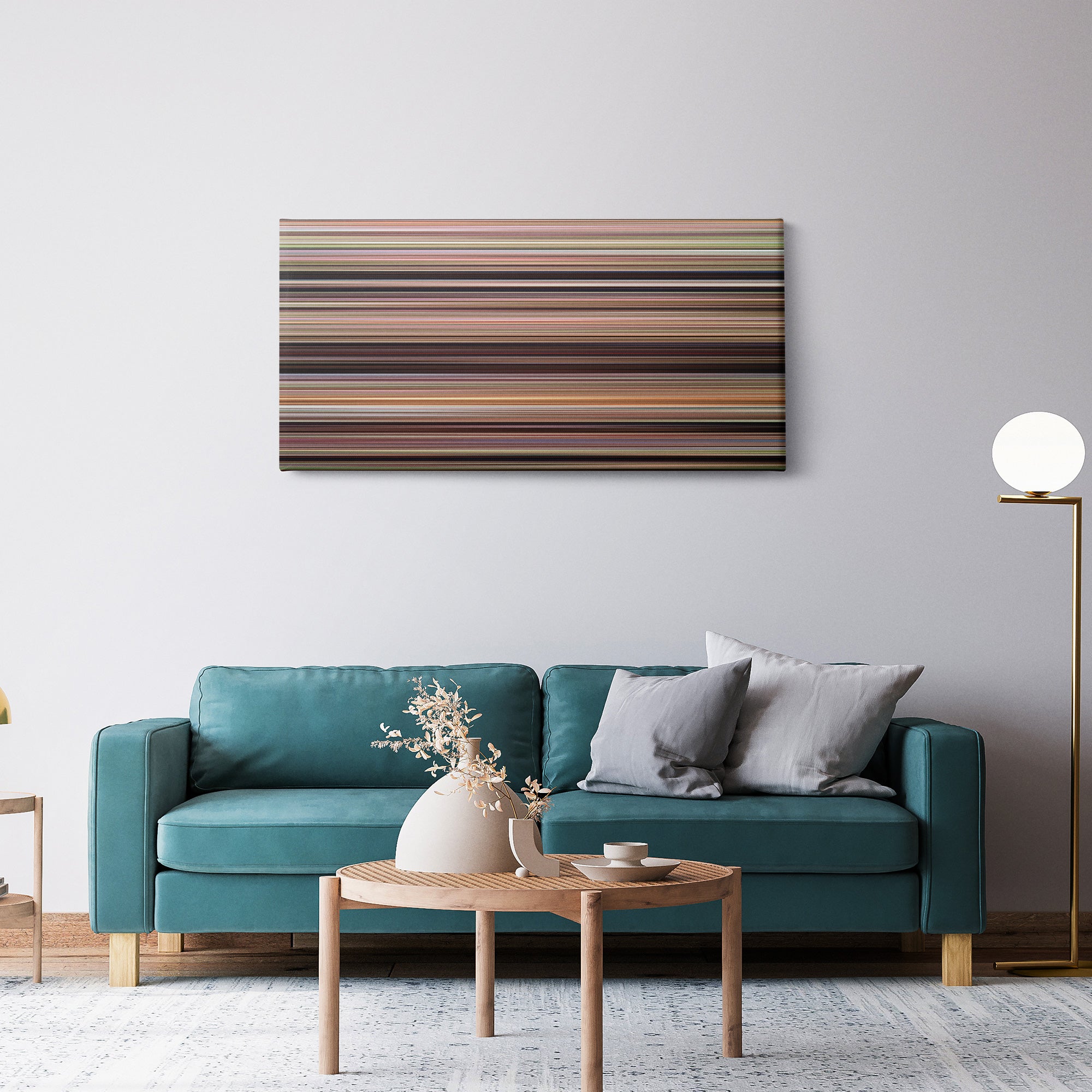 Fried Green Tomatoes (1991) CineSpectrum Color Spectrum Canvas Print - Hanging Horizontal on Wall in Room