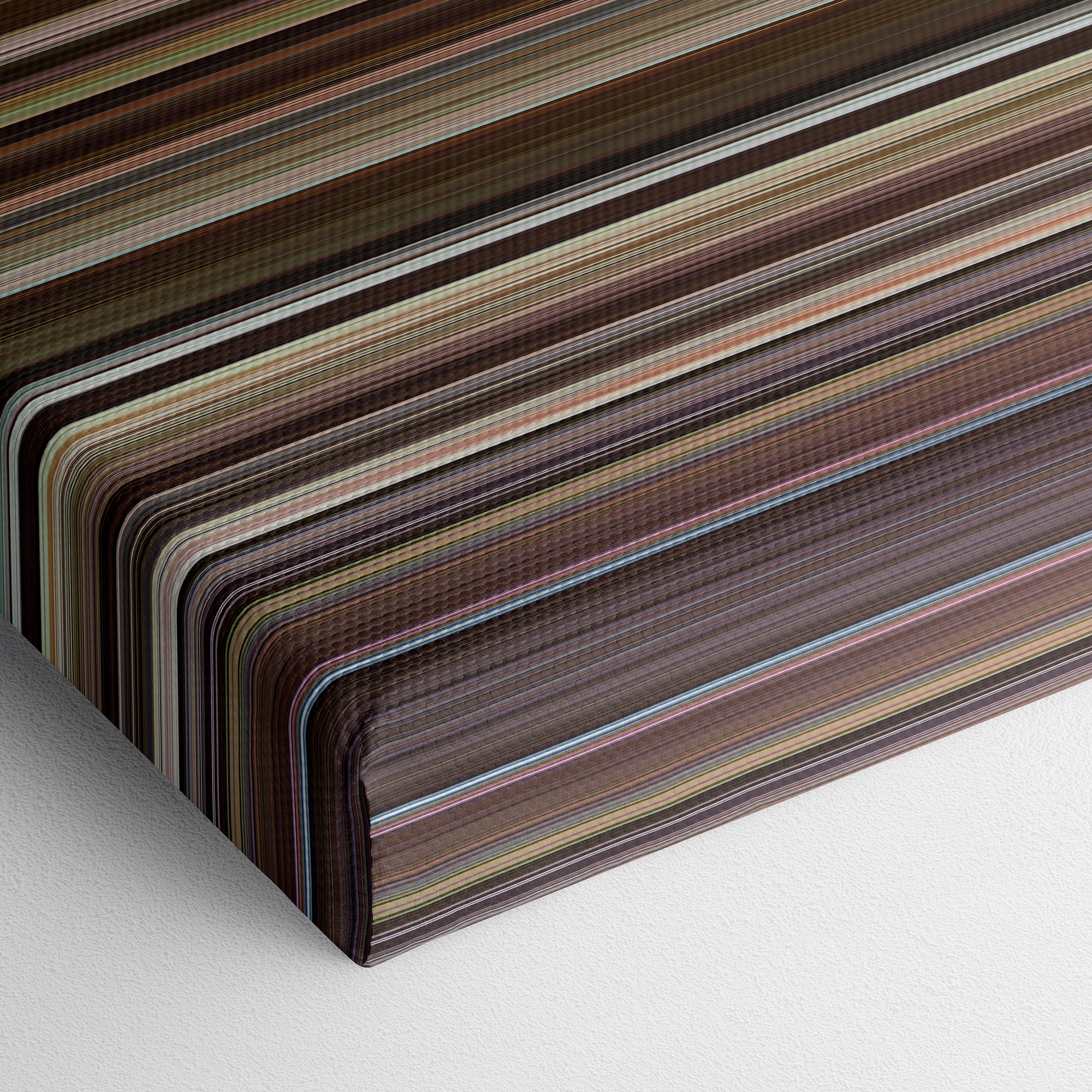 Friends with Benefits (2011) CineSpectrum Color Spectrum Canvas Print - Close Up of Bottom of Print