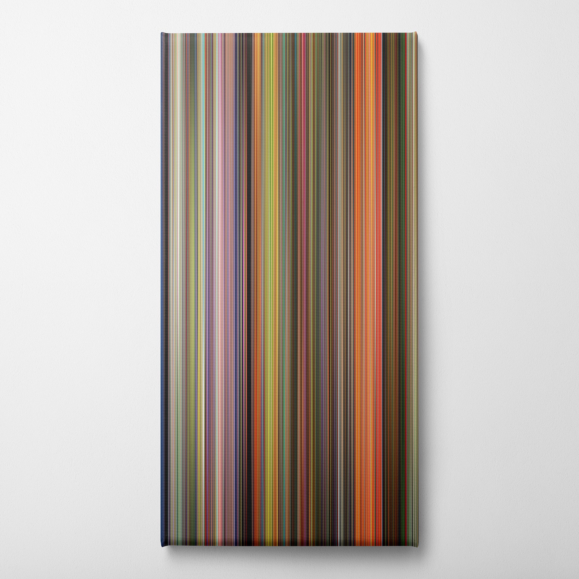 Fritz The Cat (1972) CineSpectrum Color Spectrum Canvas Print - Vertical on Wall
