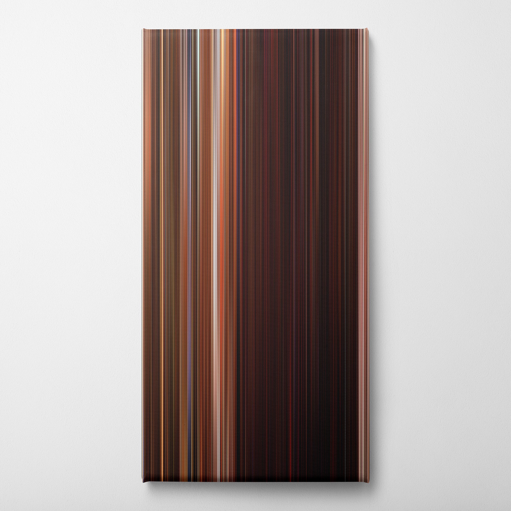 From Dusk Till Dawn (1996) CineSpectrum Color Spectrum Canvas Print - Vertical on Wall