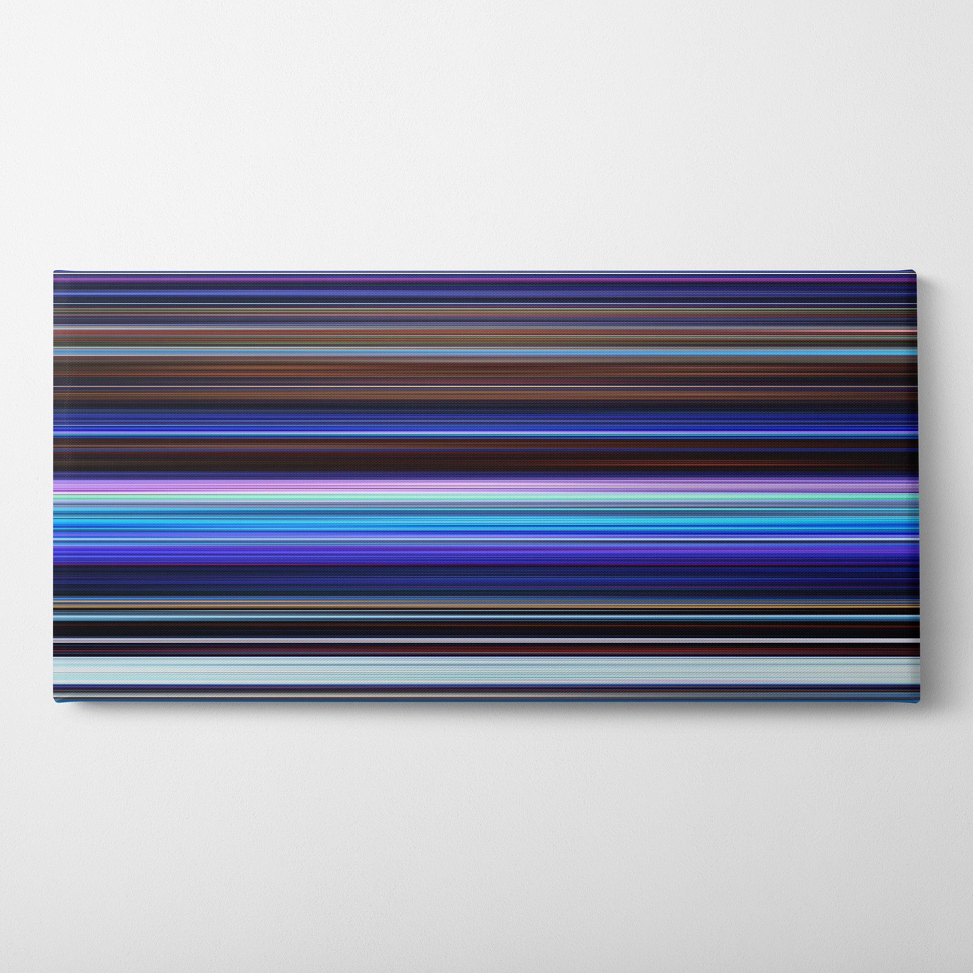 Frozen (2013) CineSpectrum Color Spectrum Canvas Print - Horizontal on Wall