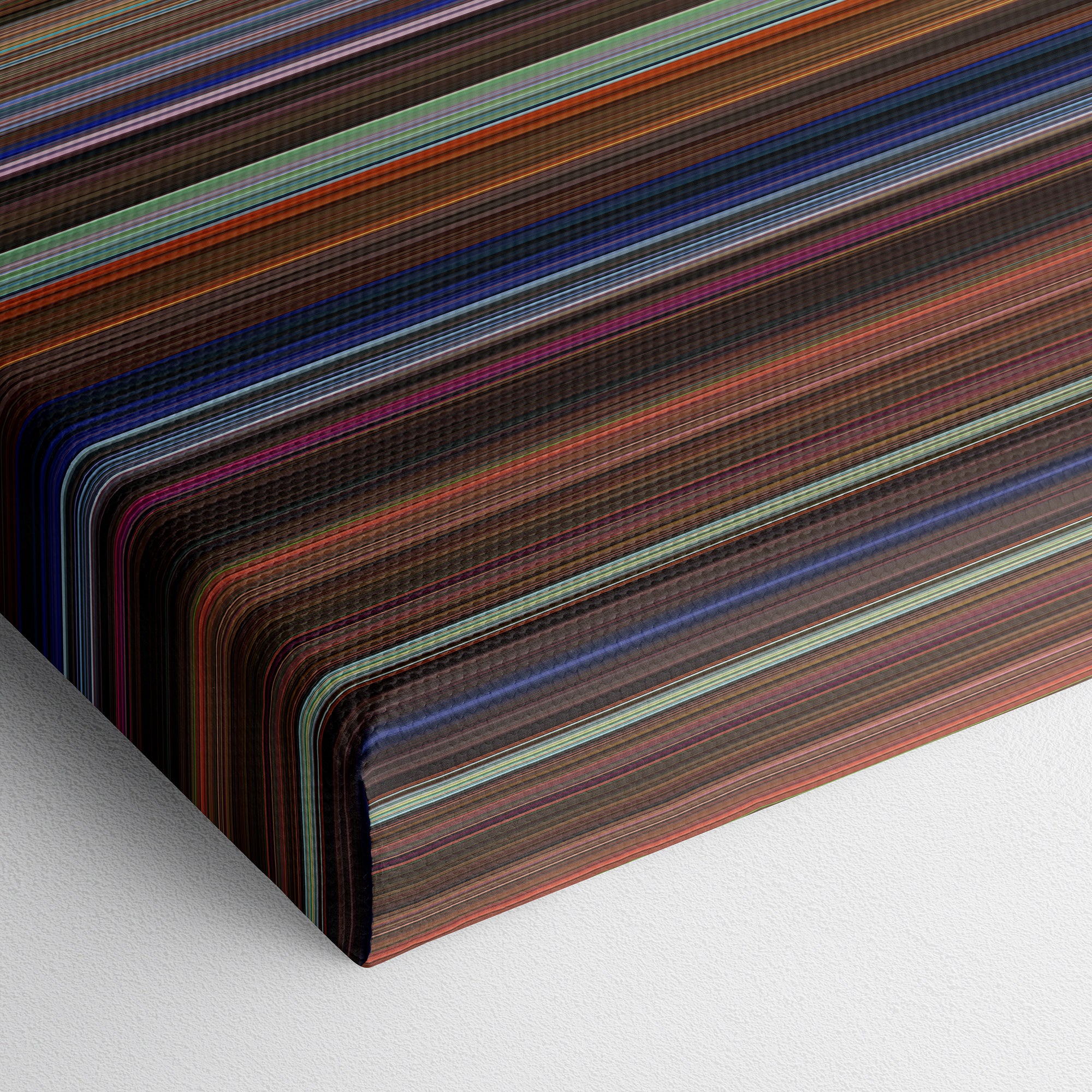Fun and Fancy Free (1947) CineSpectrum Color Spectrum Canvas Print - Close Up of Bottom of Print