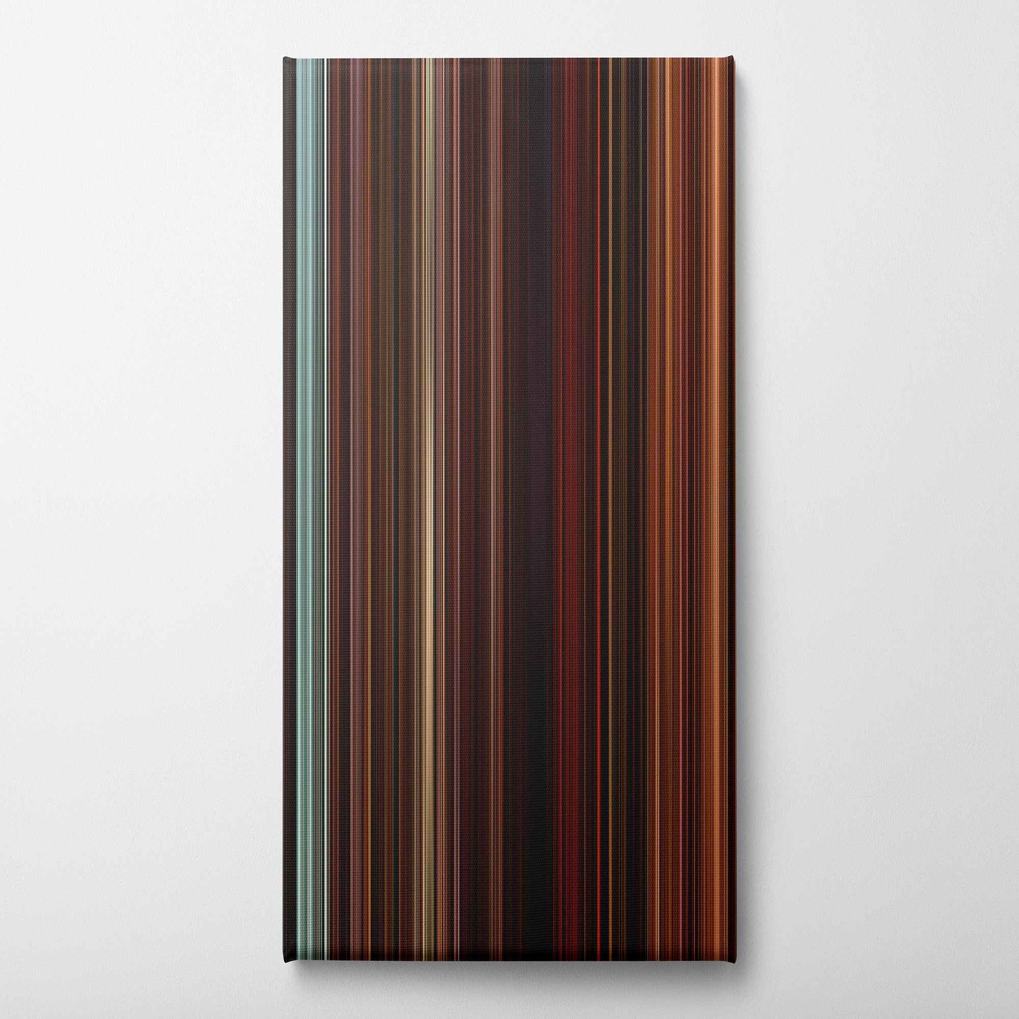 Gangs of New York (2002) CineSpectrum Color Spectrum Canvas Print - Vertical on Wall