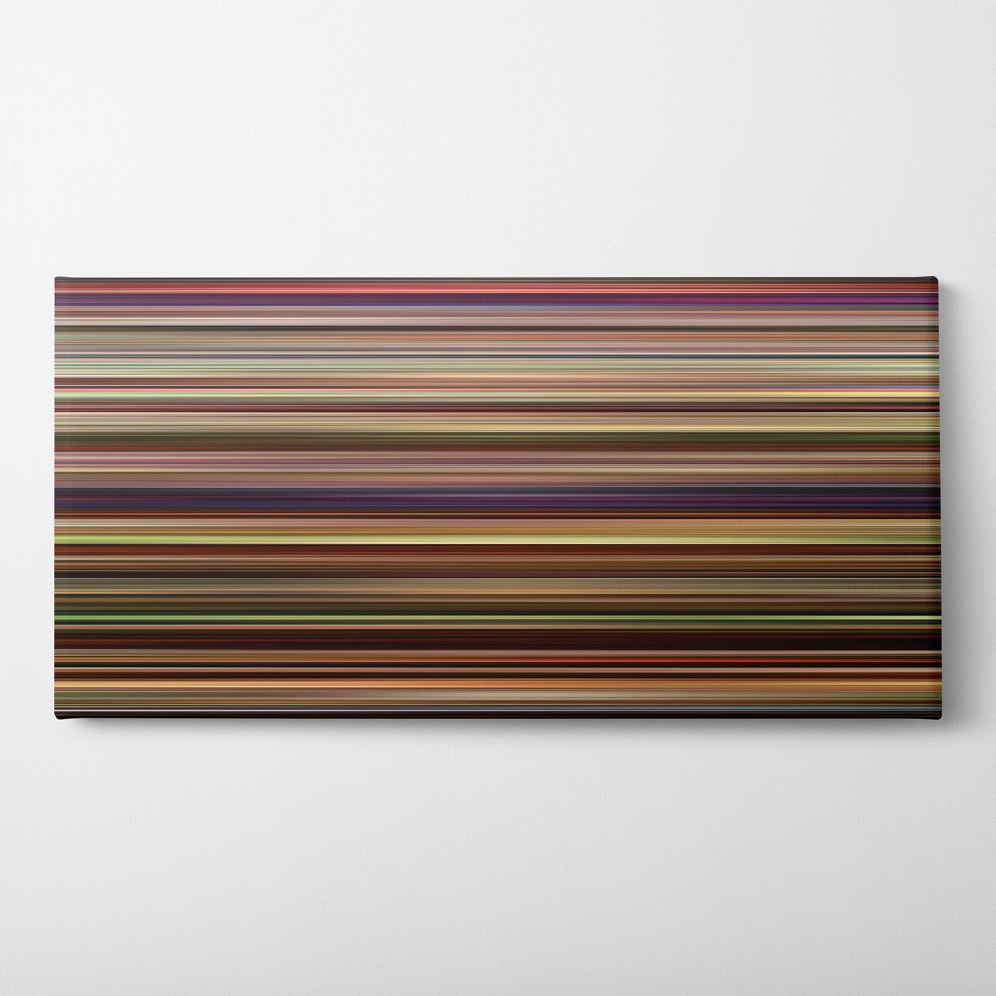 Ghost World (2001) CineSpectrum Color Spectrum Canvas Print - Horizontal on Wall