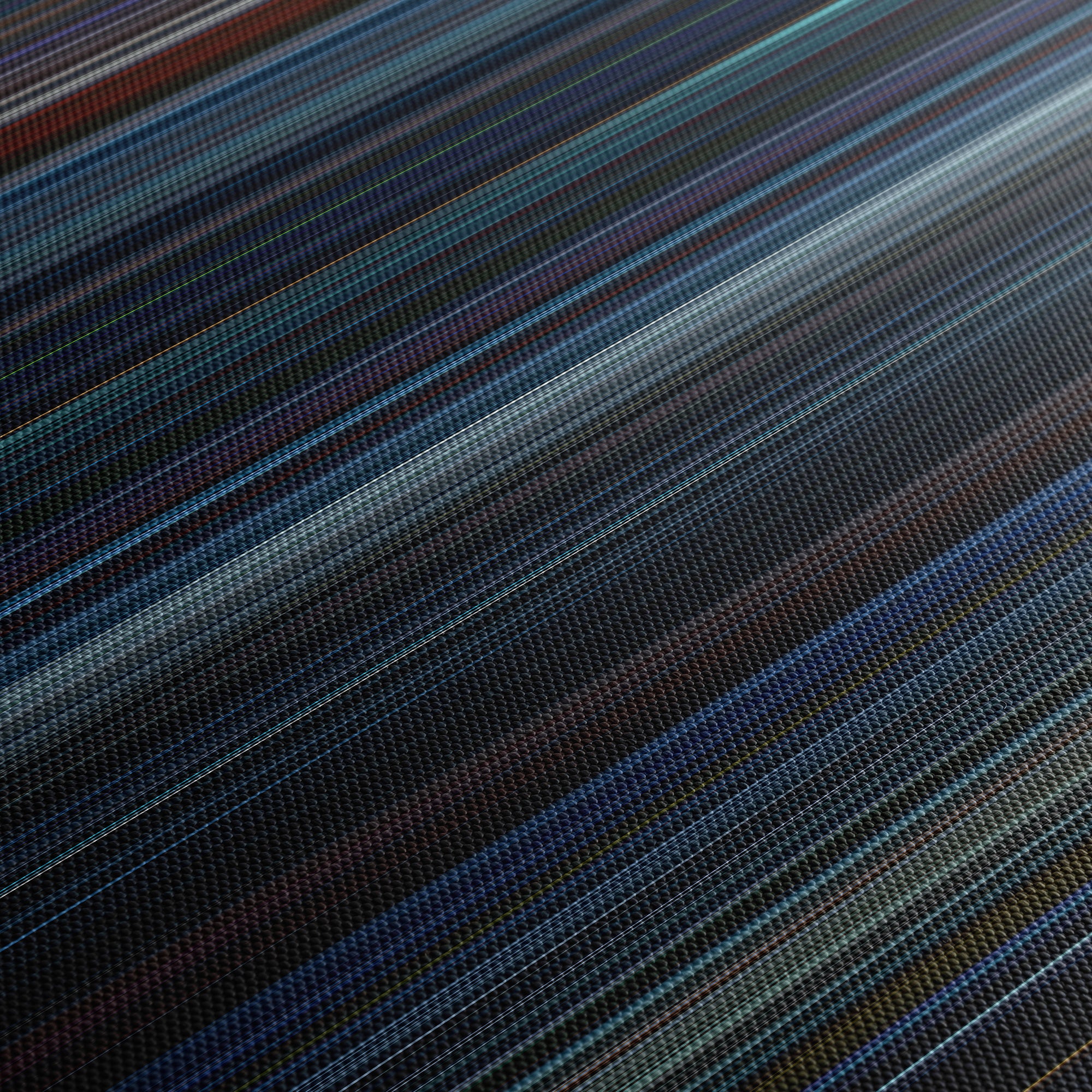 Ghost in the Shell (2017) CineSpectrum Color Spectrum Canvas Print - Close Up of Middle of Print