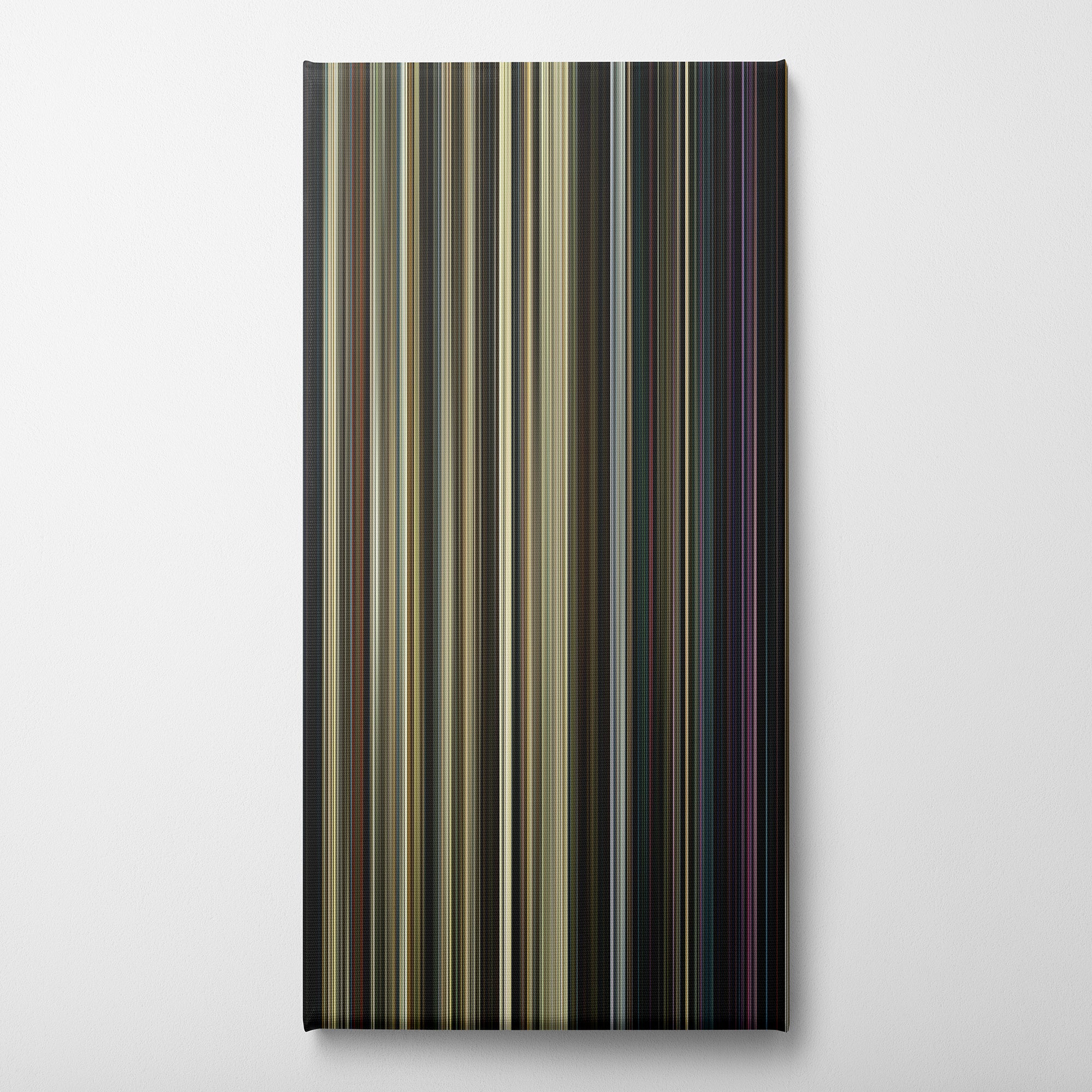 Ghostbusters Afterlife (2021) CineSpectrum Color Spectrum Canvas Print - Vertical on Wall