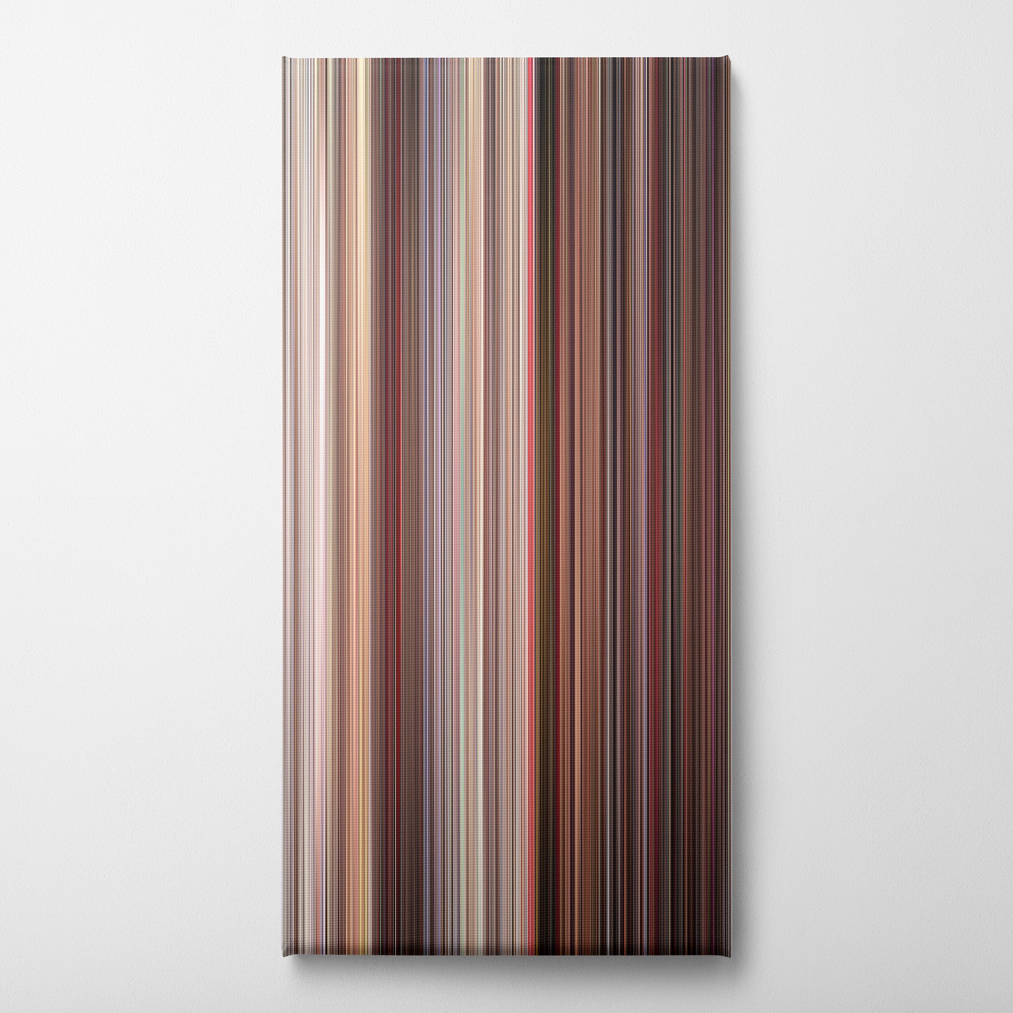 Ghostbusters II (1989) CineSpectrum Color Spectrum Canvas Print - Vertical on Wall