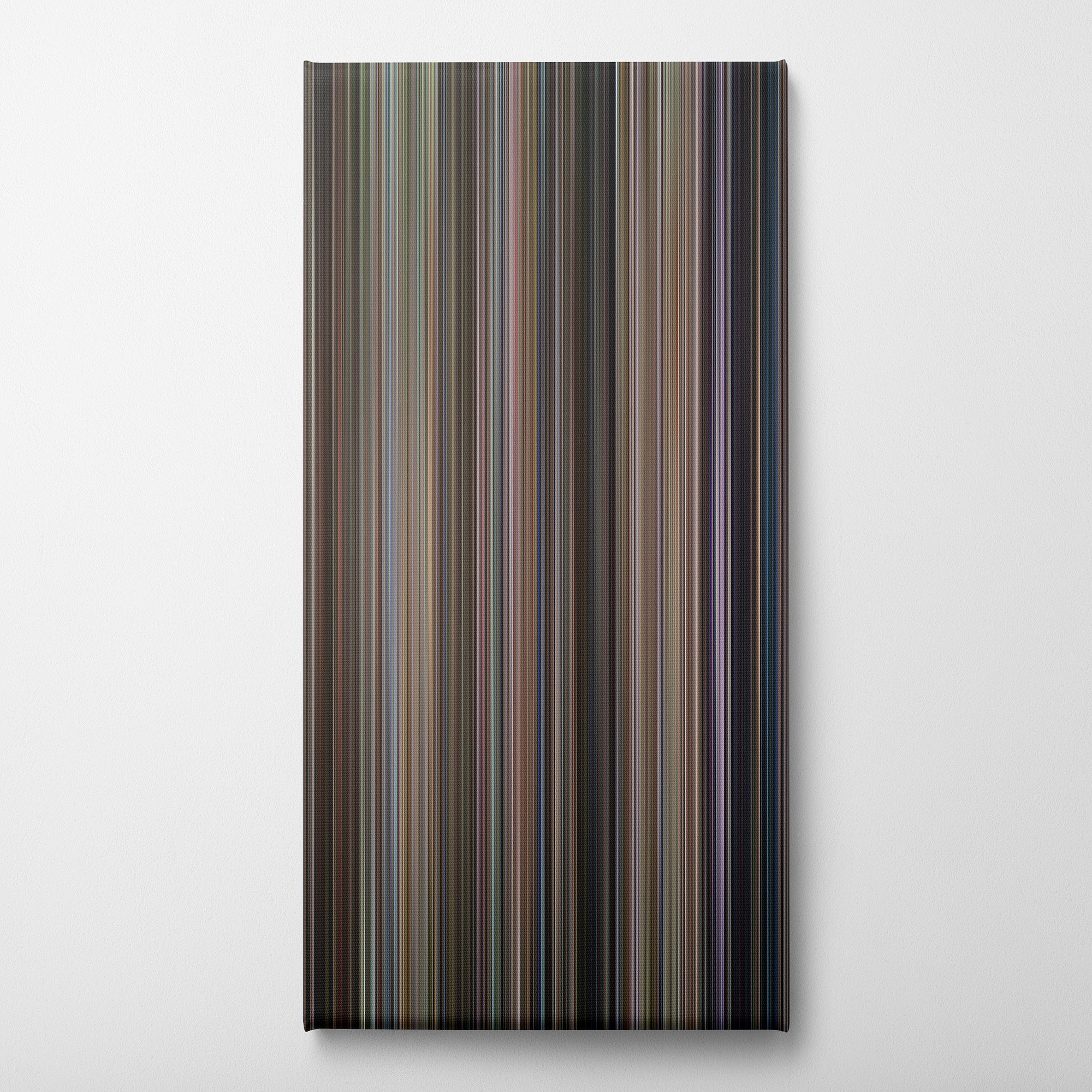 Ghostbusters (1984) CineSpectrum Color Spectrum Canvas Print - Vertical on Wall