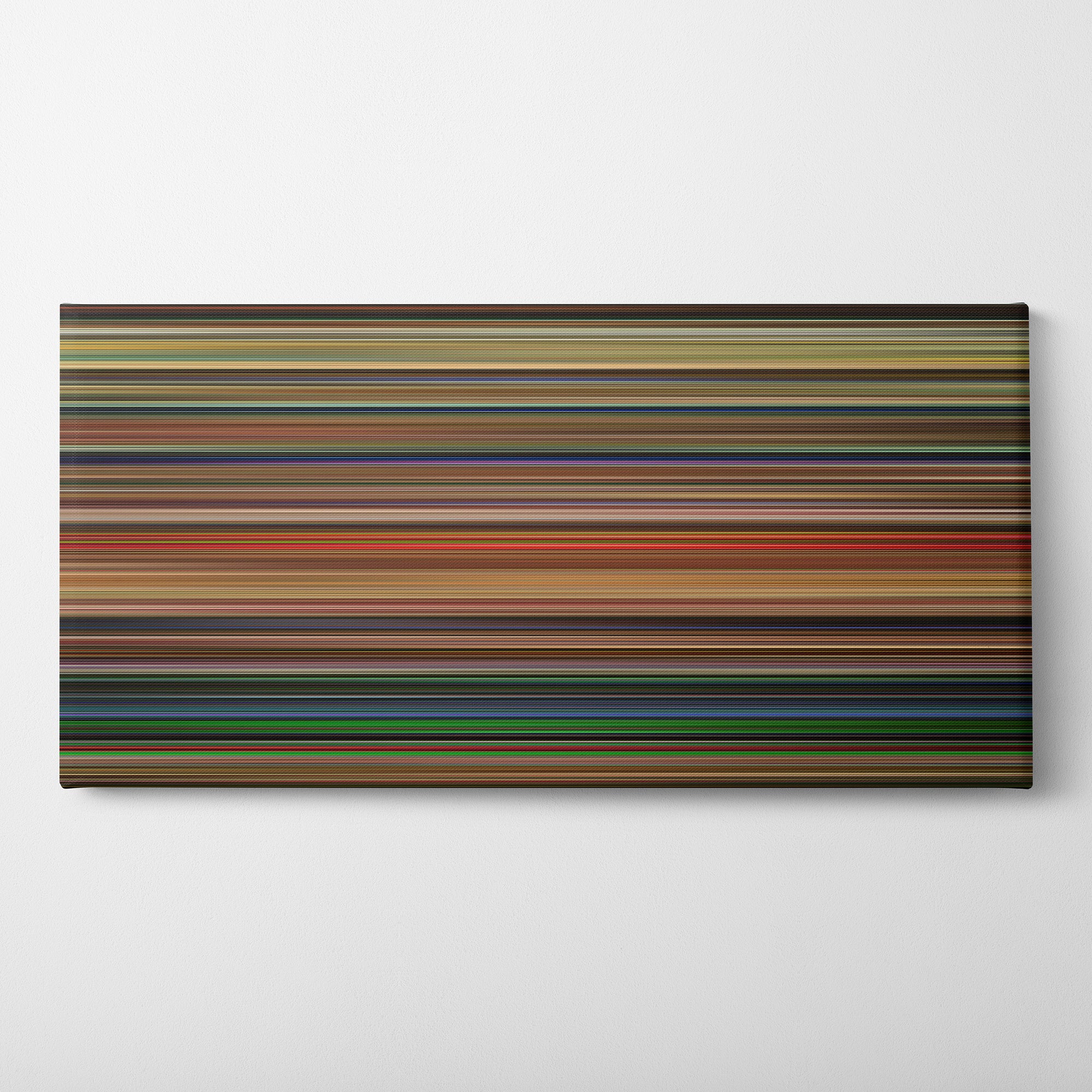 Ghostbusters (2016) CineSpectrum Color Spectrum Canvas Print - Horizontal on Wall