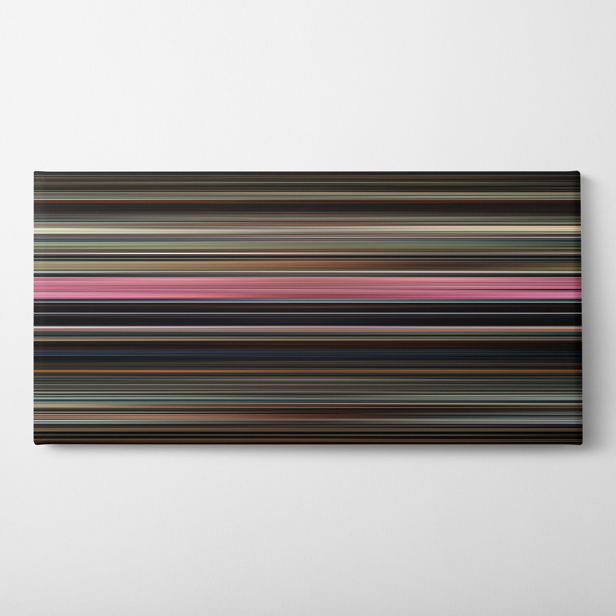 Glass (2019) CineSpectrum Color Spectrum Canvas Print - Horizontal on Wall