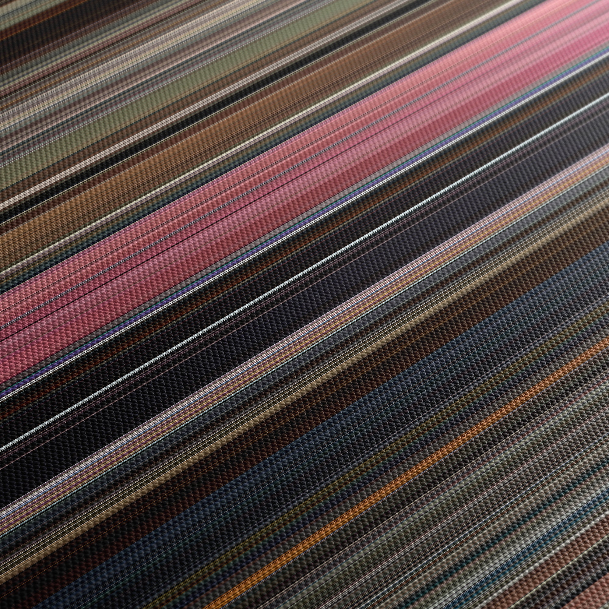 Glass (2019) CineSpectrum Color Spectrum Canvas Print - Close Up of Middle of Print