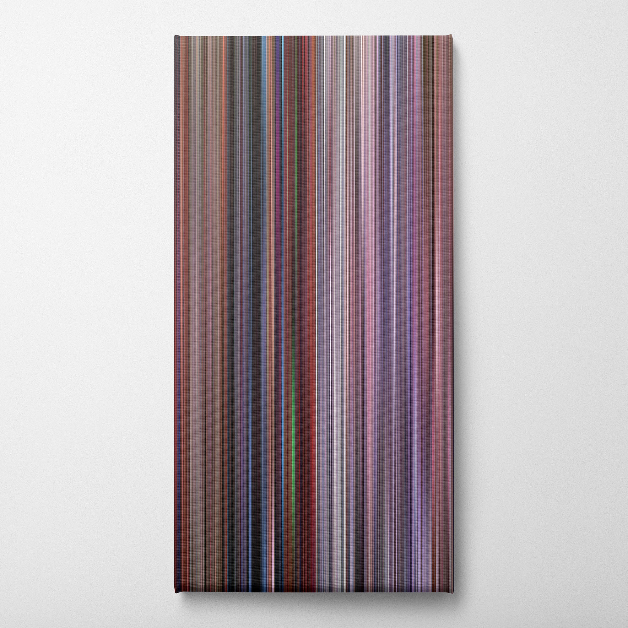 Glengarry Glen Ross (1992) CineSpectrum Color Spectrum Canvas Print - Vertical on Wall