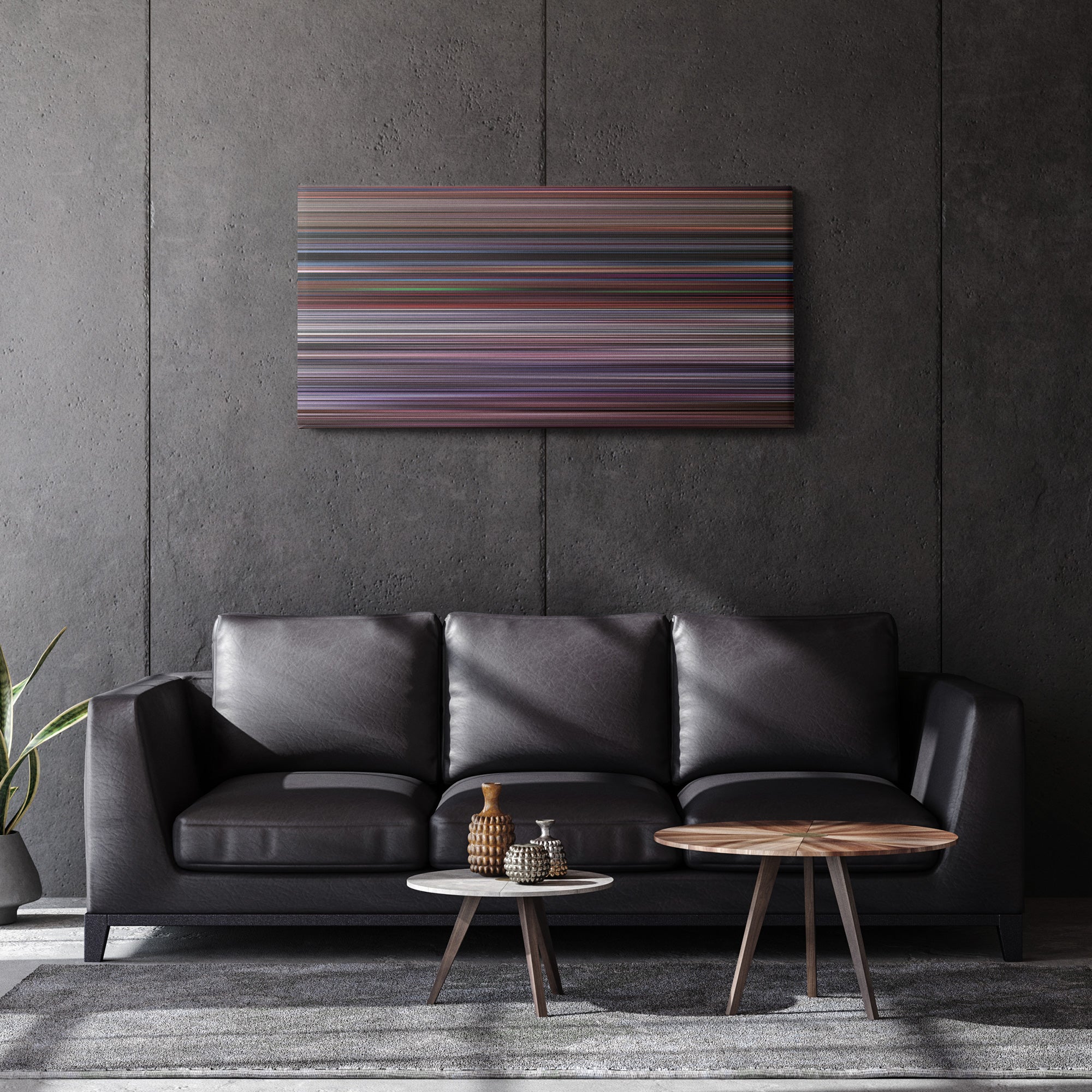 Glengarry Glen Ross (1992) CineSpectrum Color Spectrum Canvas Print - Hanging Horizontal on Wall in Room