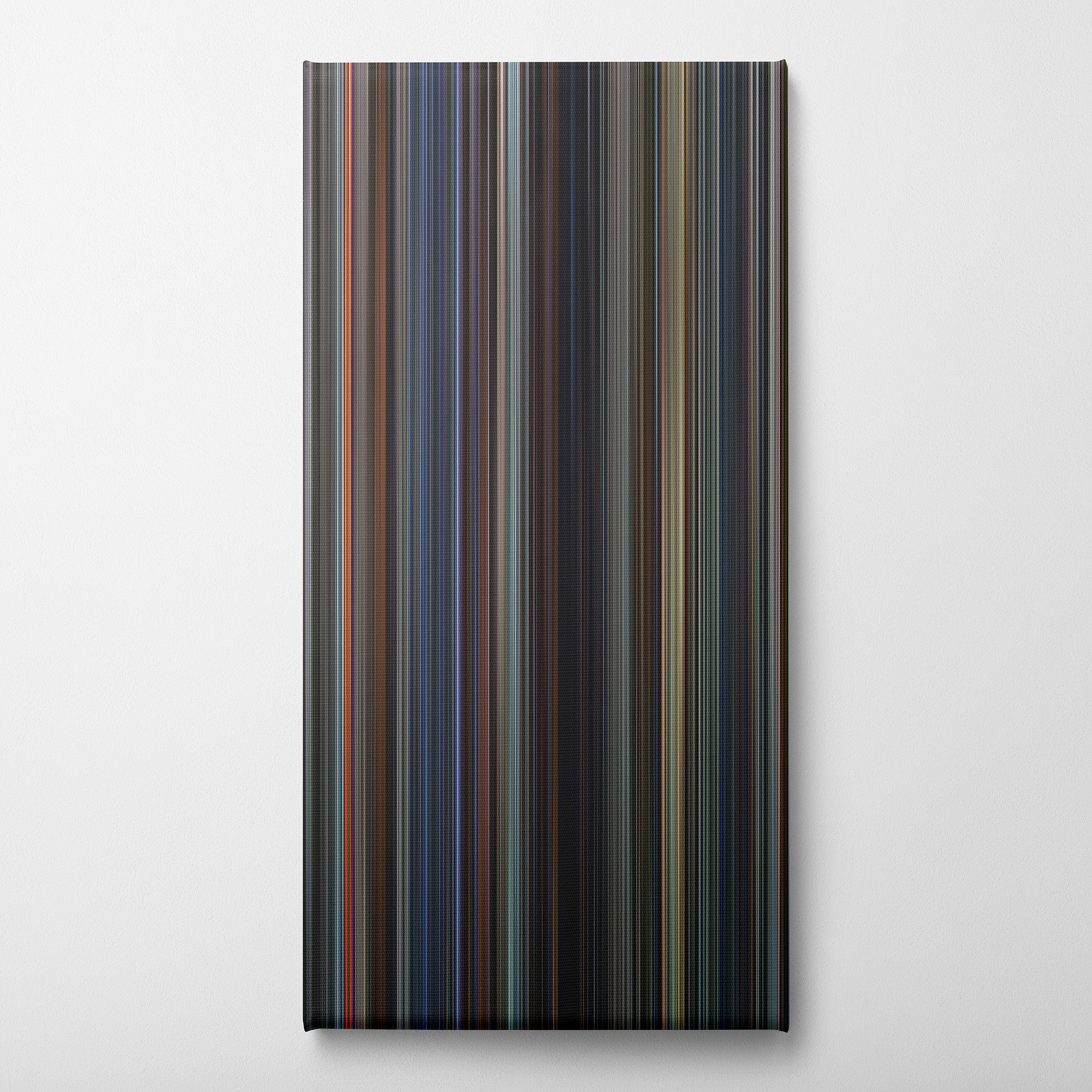 Goldeneye (1995) CineSpectrum Color Spectrum Canvas Print - Vertical on Wall
