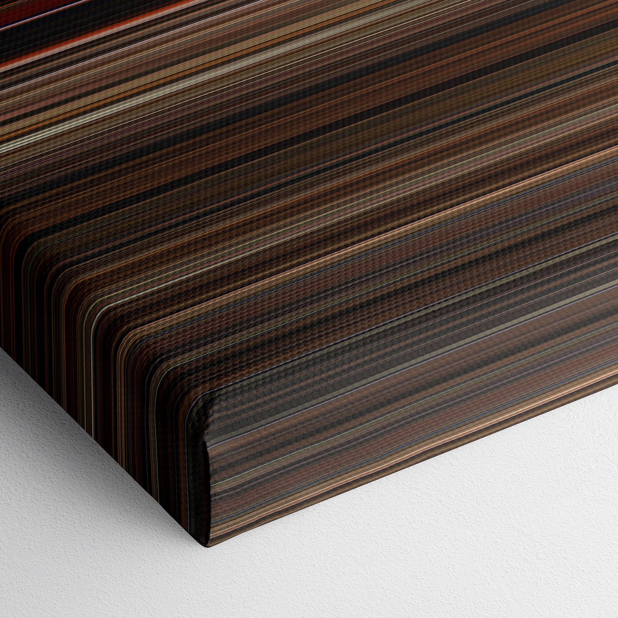 Gone With the Wind (1939) CineSpectrum Color Spectrum Canvas Print - Close Up of Bottom of Print