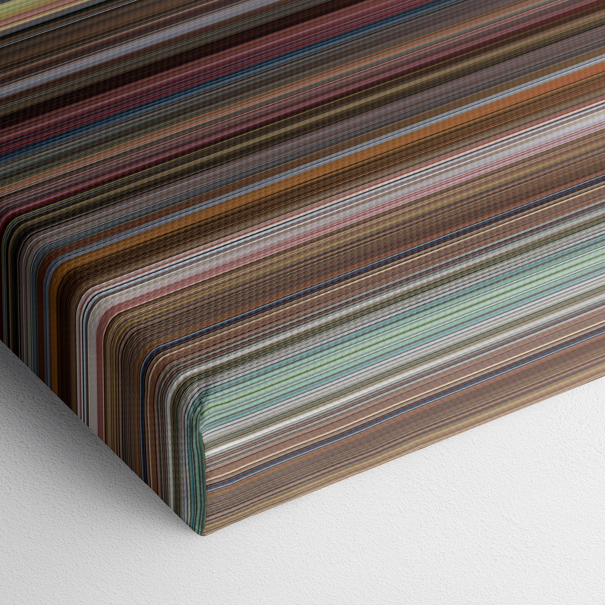 Good Will Hunting (1997) CineSpectrum Color Spectrum Canvas Print - Close Up of Bottom of Print