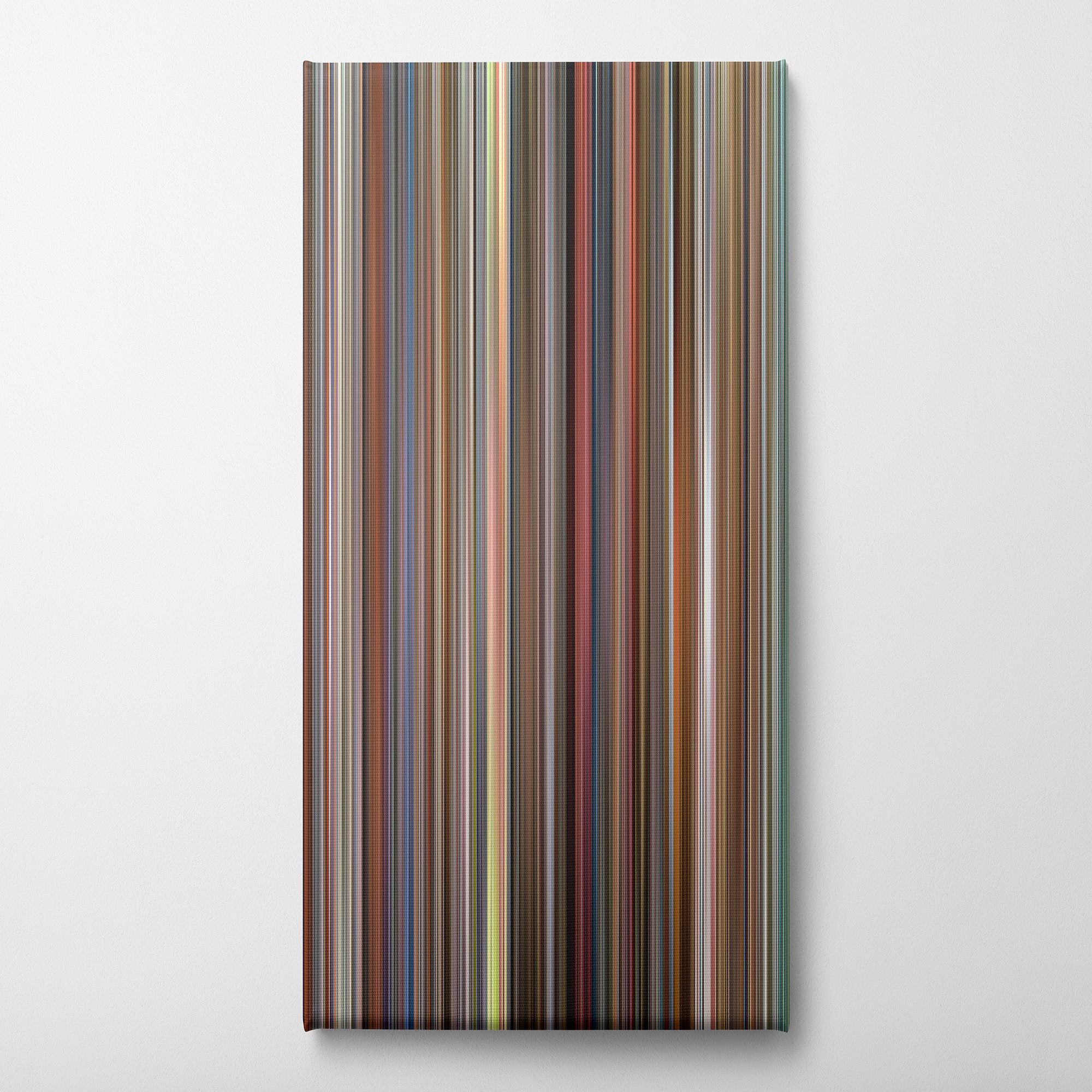 Good Will Hunting (1997) CineSpectrum Color Spectrum Canvas Print - Vertical on Wall