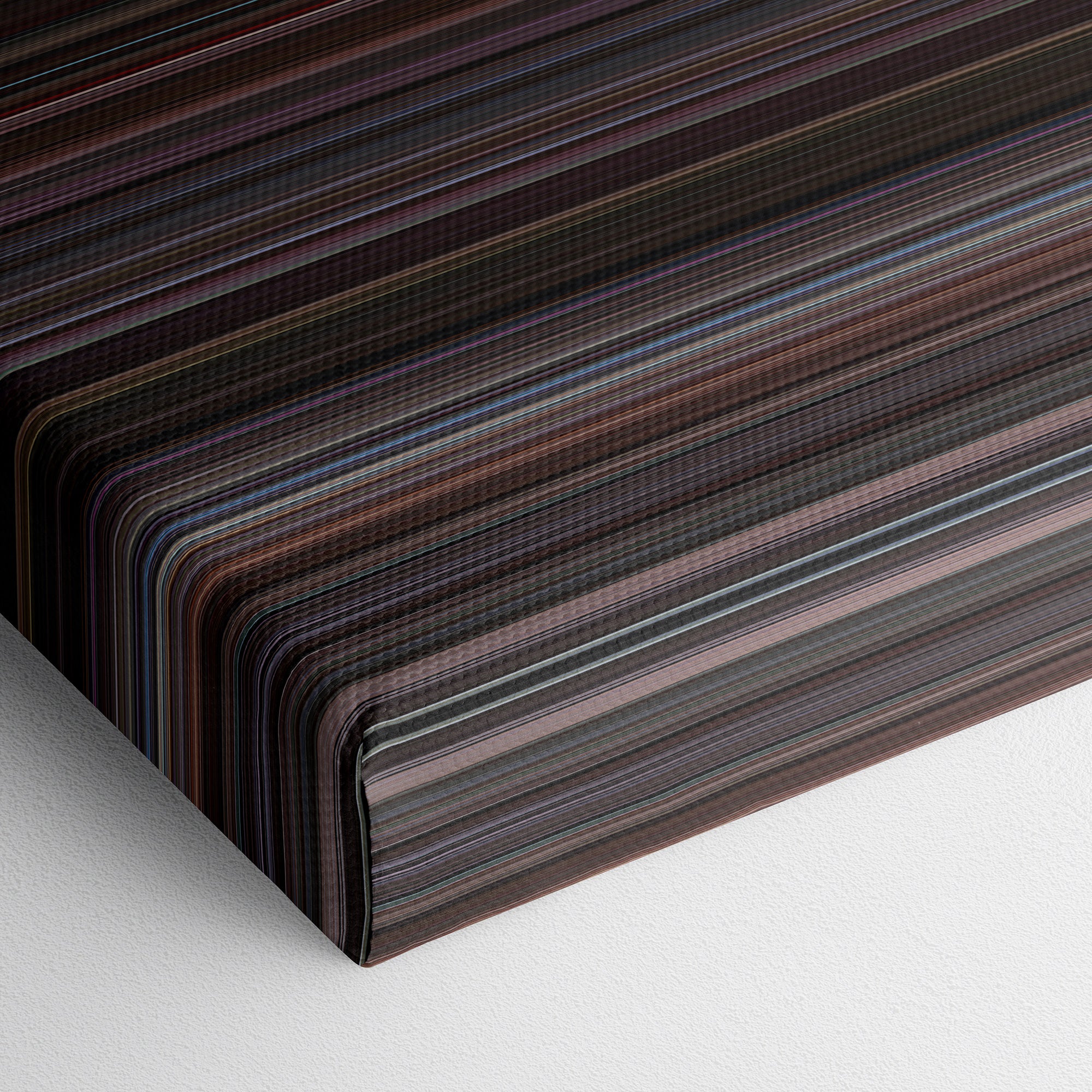 Goodfellas (1990) CineSpectrum Color Spectrum Canvas Print - Close Up of Bottom of Print