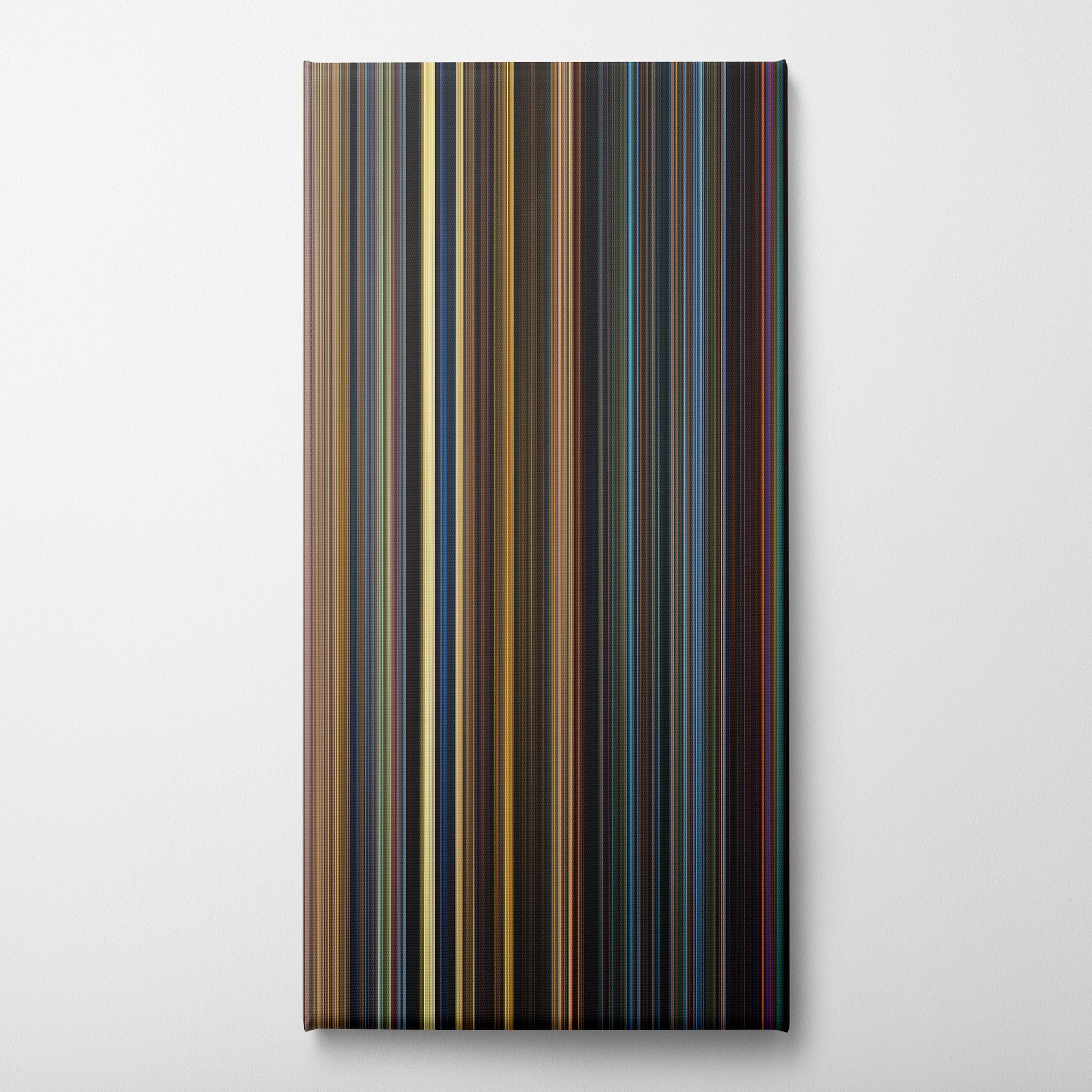 Guardians of the Galaxy Vol. 2 (2017) CineSpectrum Color Spectrum Canvas Print - Vertical on Wall
