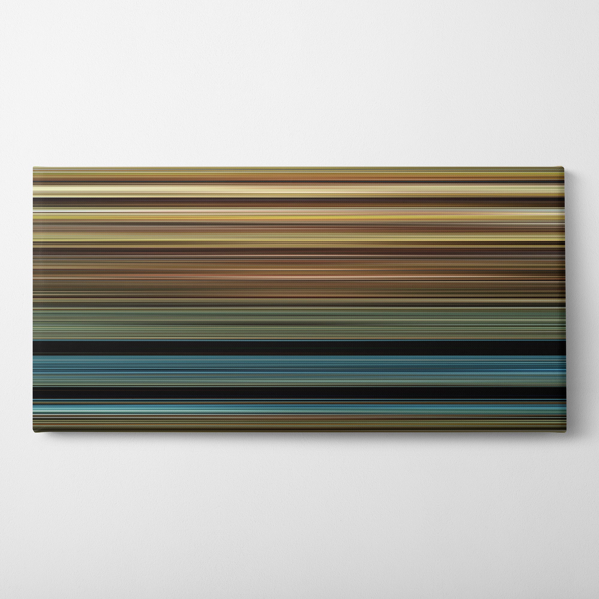 Hacksaw Ridge (2016) CineSpectrum Color Spectrum Canvas Print - Horizontal on Wall
