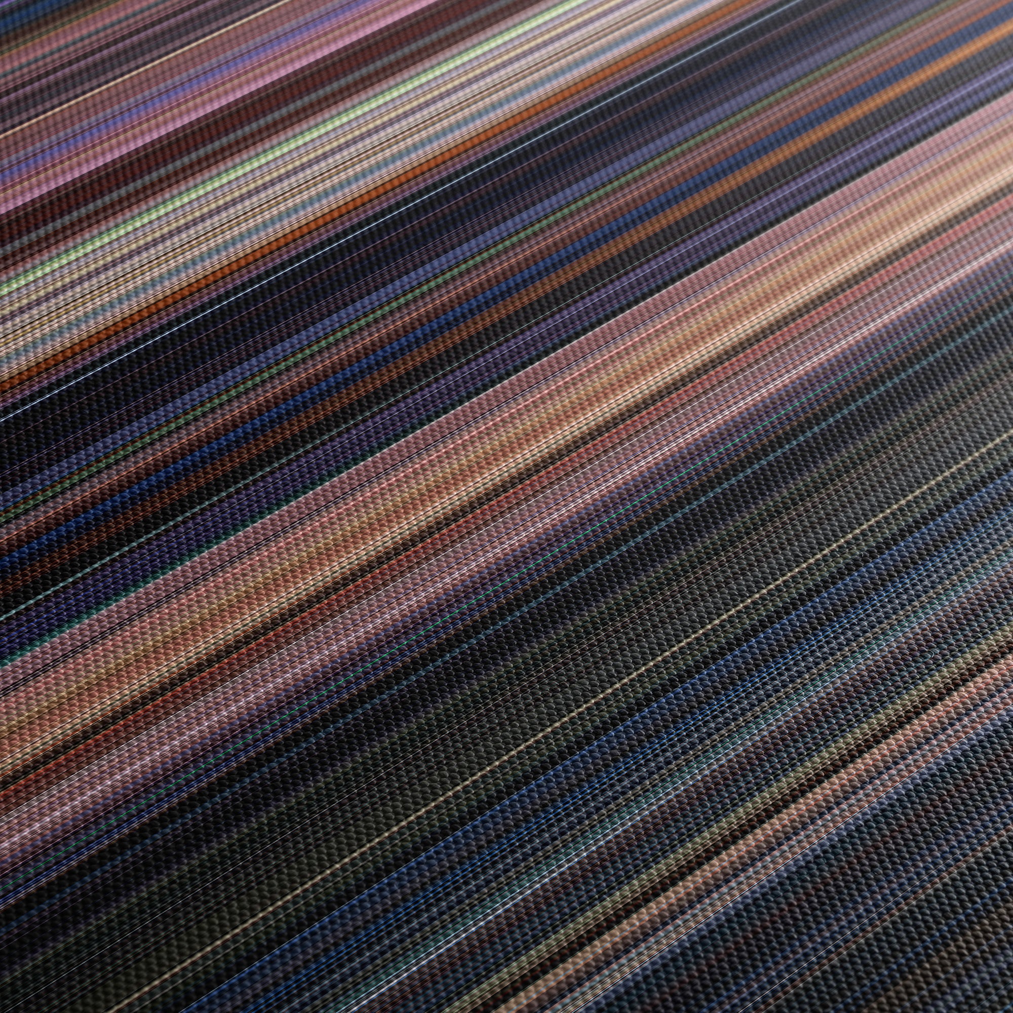 Halloween III - Season of The Witch (1982) CineSpectrum Color Spectrum Canvas Print - Close Up of Middle of Print