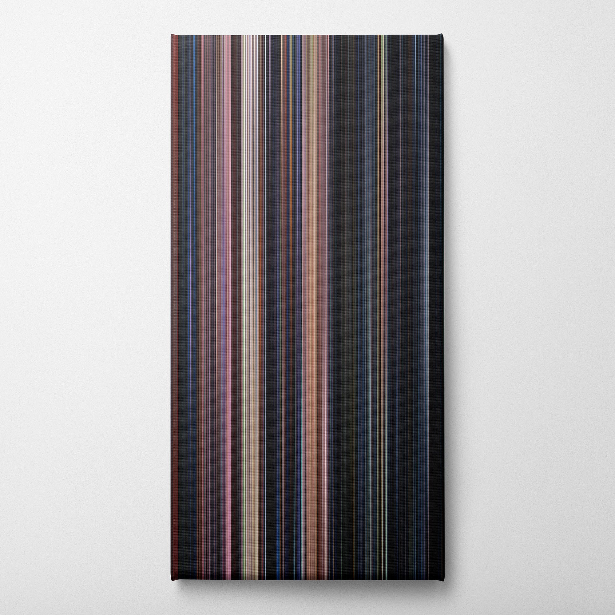 Halloween III - Season of The Witch (1982) CineSpectrum Color Spectrum Canvas Print - Vertical on Wall