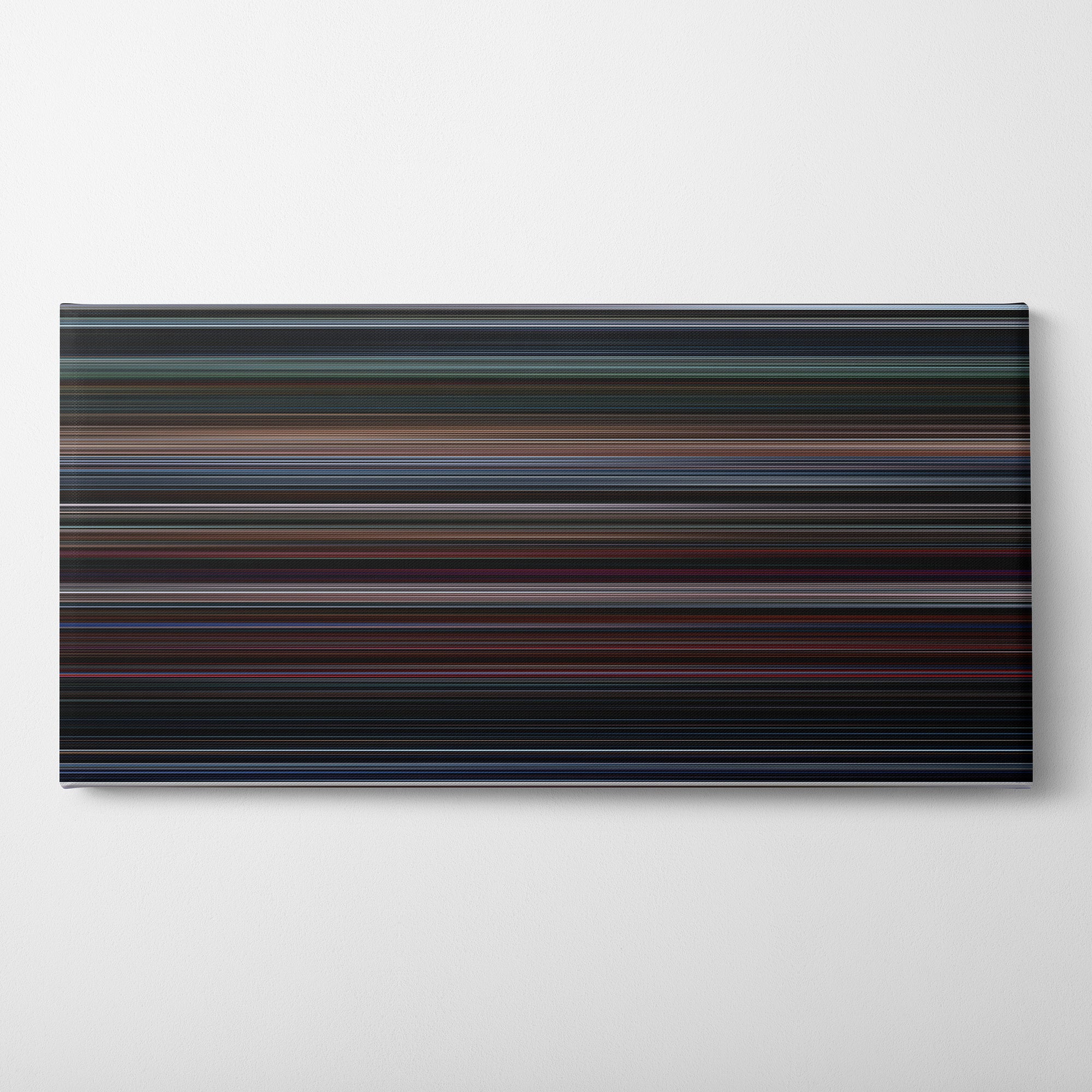 Halloween II (2009) CineSpectrum Color Spectrum Canvas Print - Horizontal on Wall