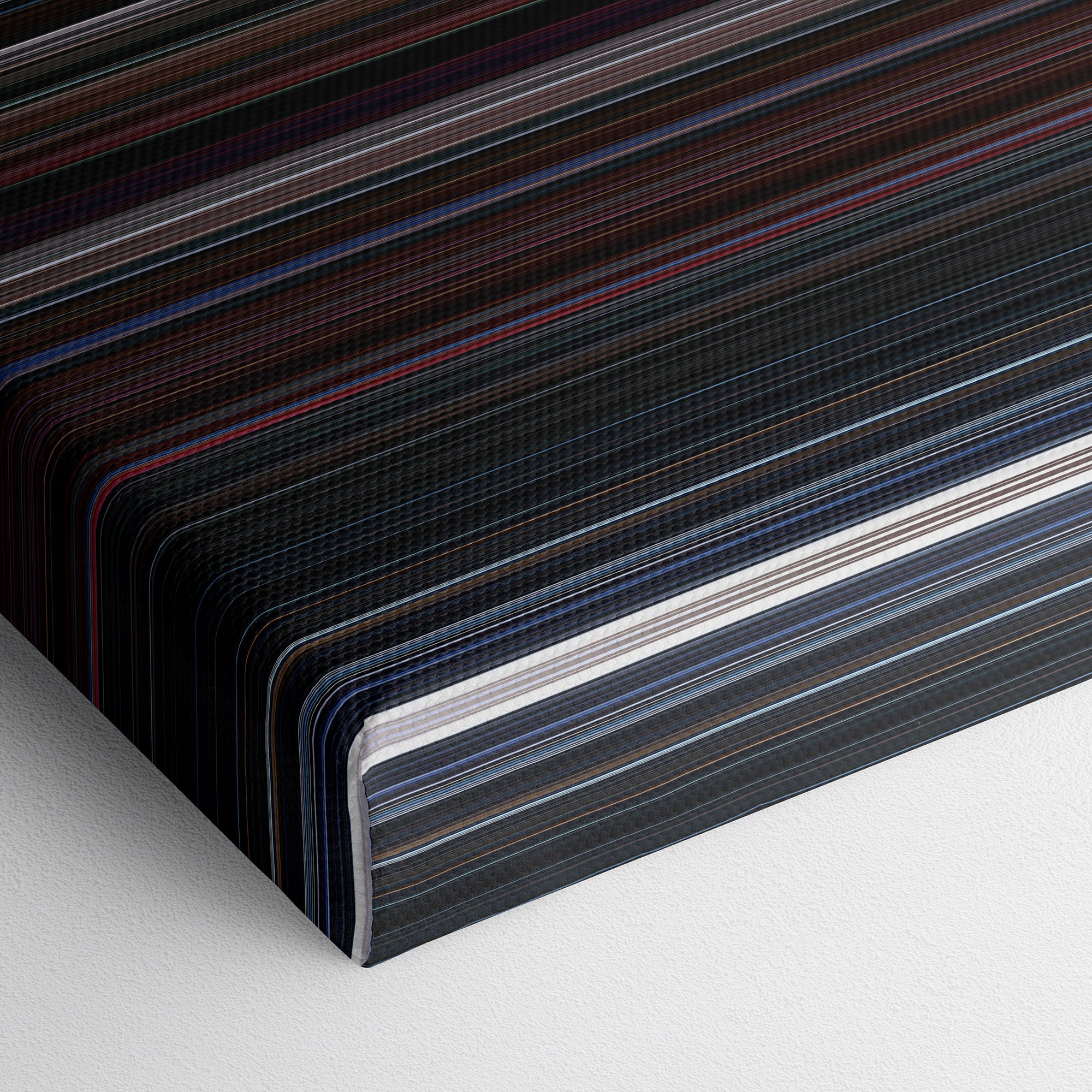 Halloween II (2009) CineSpectrum Color Spectrum Canvas Print - Close Up of Bottom of Print