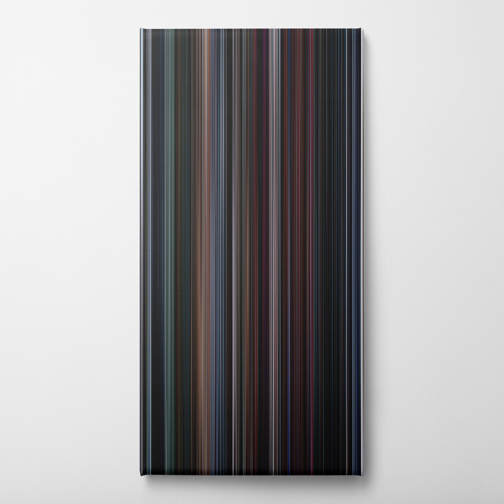 Halloween II (2009) CineSpectrum Color Spectrum Canvas Print - Vertical on Wall