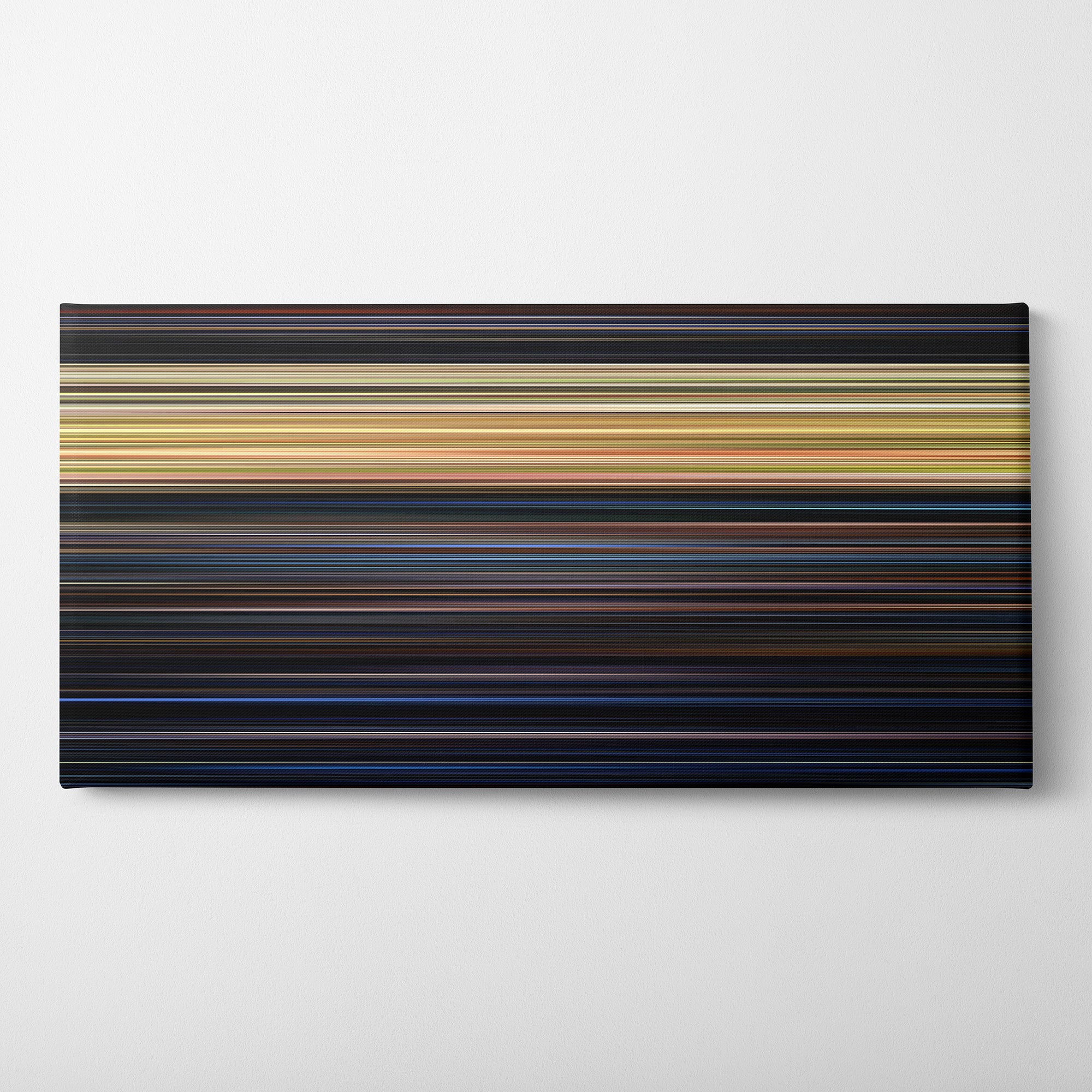 Halloween (1978) CineSpectrum Color Spectrum Canvas Print - Horizontal on Wall
