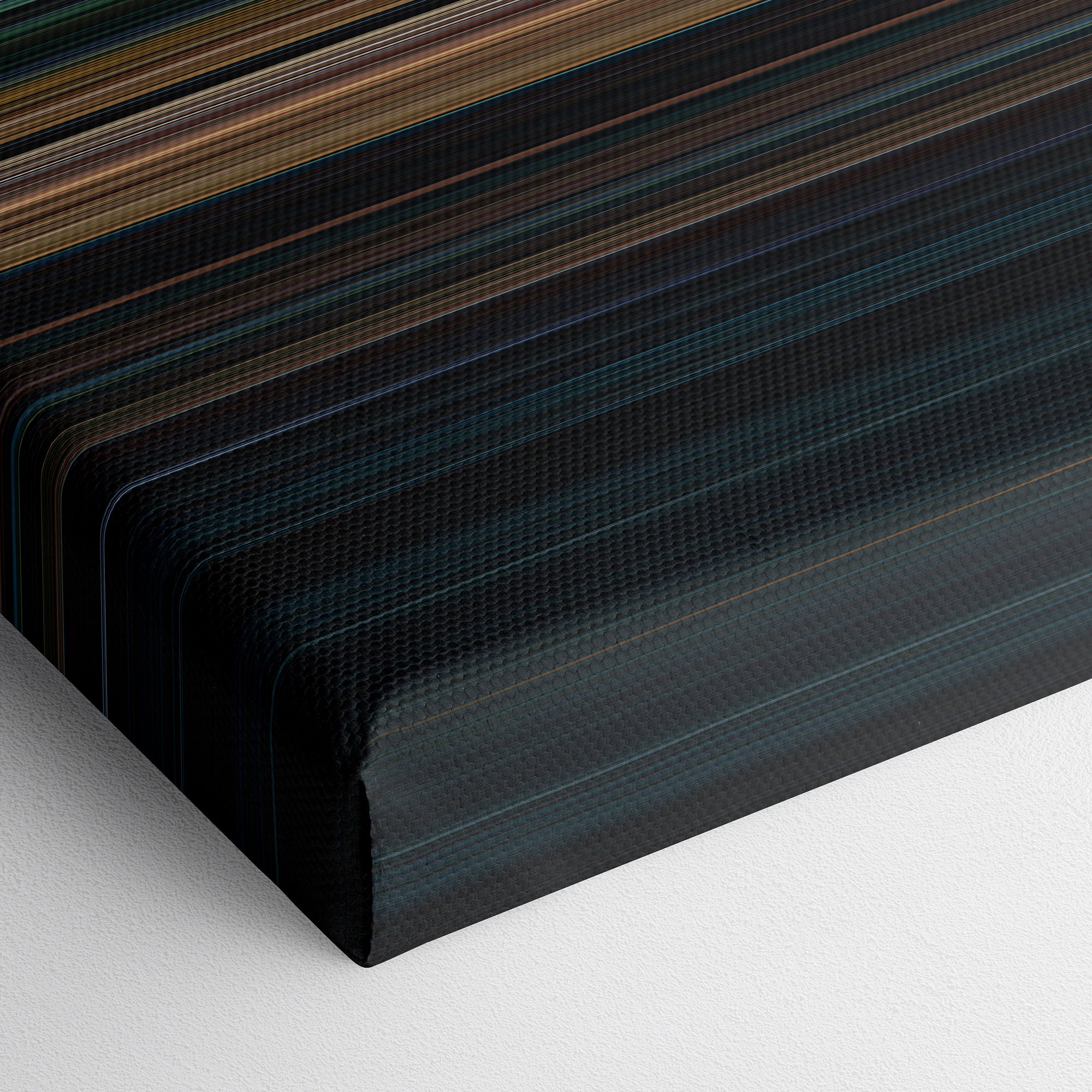 Halloween (2007) CineSpectrum Color Spectrum Canvas Print - Close Up of Bottom of Print