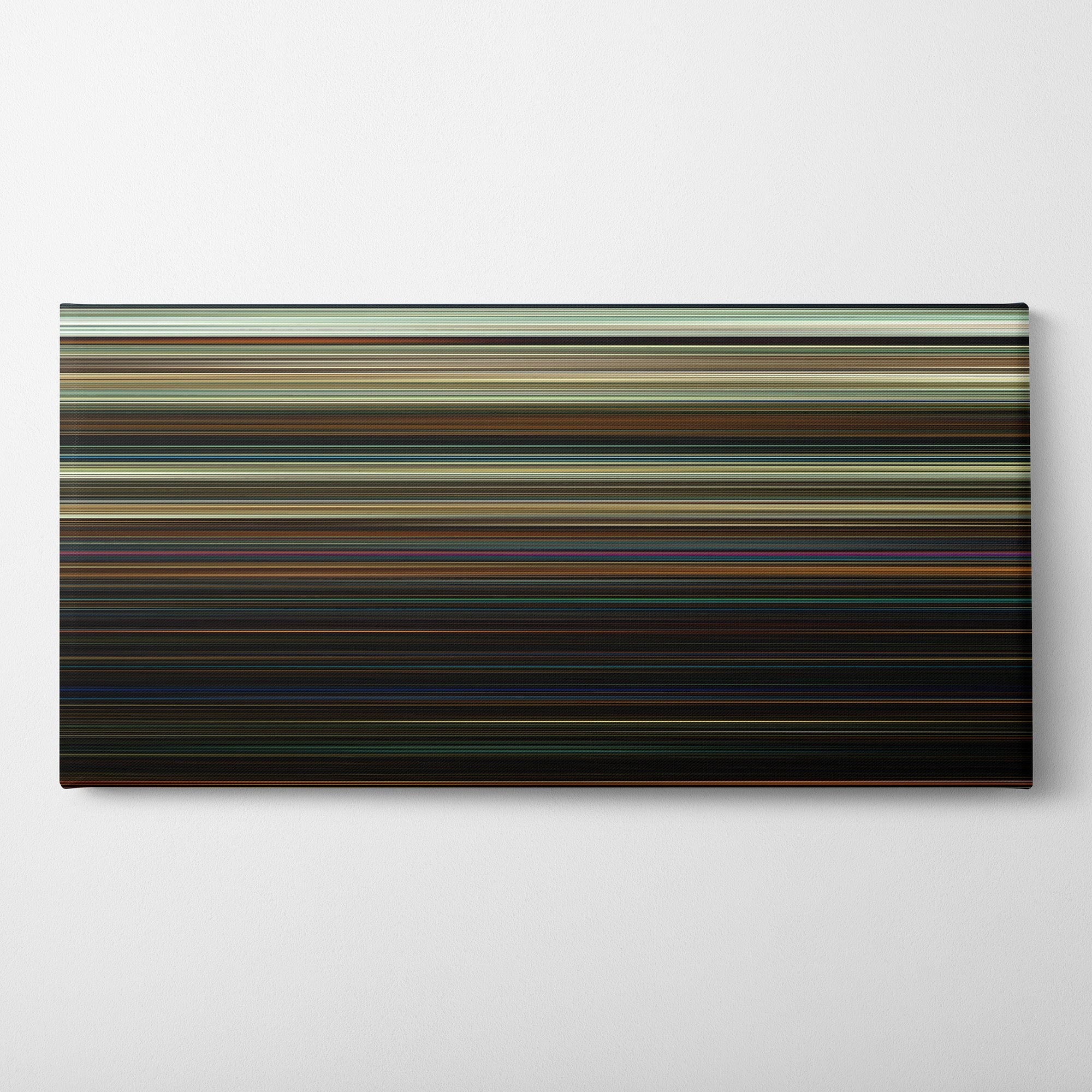Halloween (2018) CineSpectrum Color Spectrum Canvas Print - Horizontal on Wall