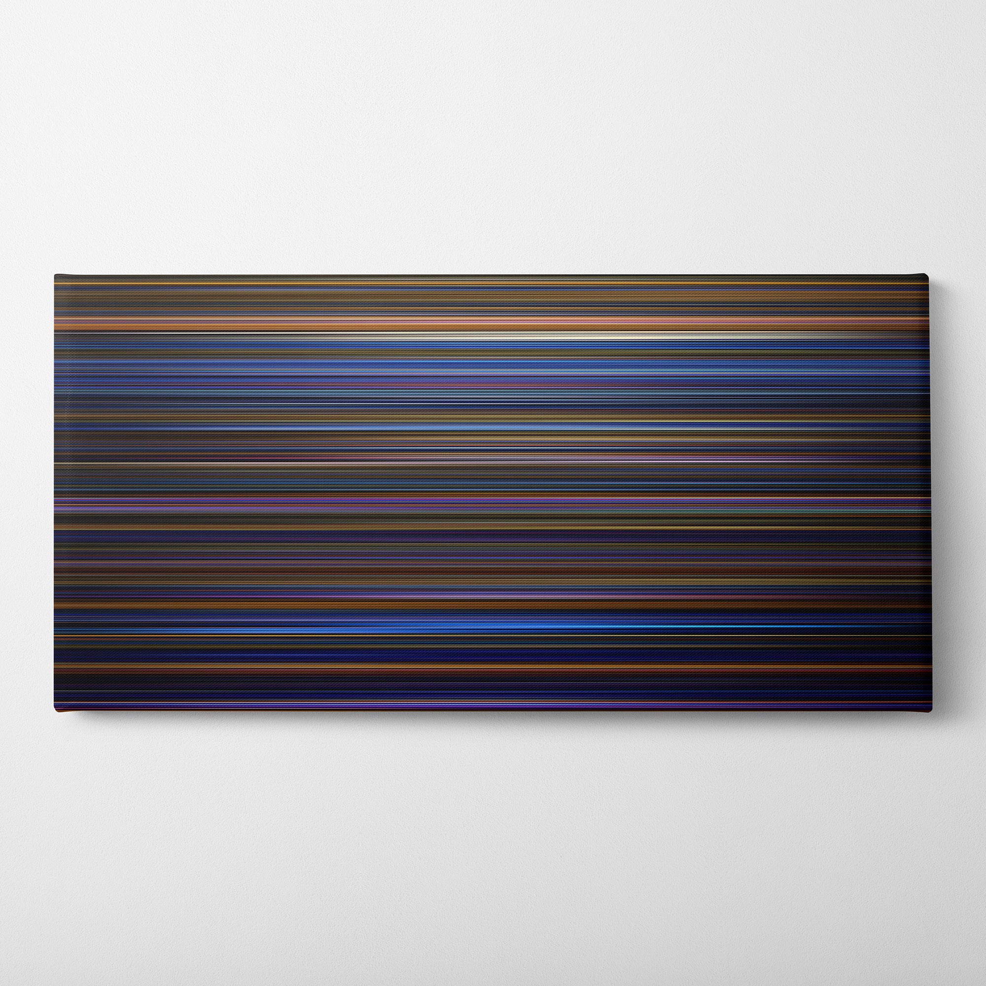 Hamilton (2020) CineSpectrum Color Spectrum Canvas Print - Horizontal on Wall