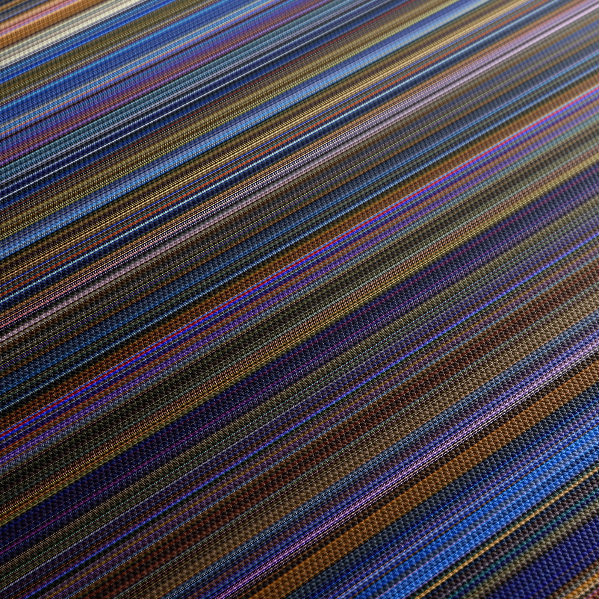 Hamilton (2020) CineSpectrum Color Spectrum Canvas Print - Close Up of Middle of Print