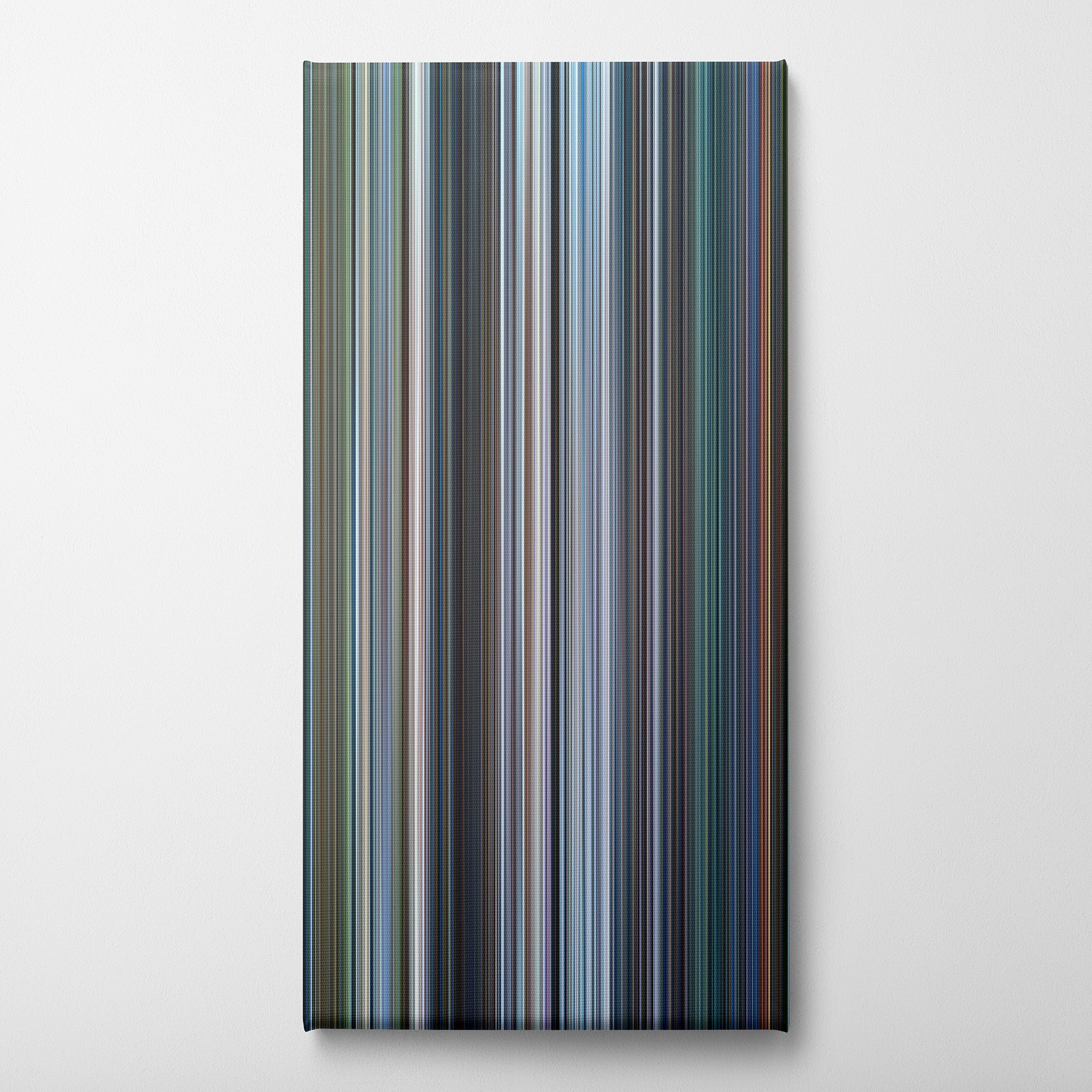 Hard Boiled (1992) CineSpectrum Color Spectrum Canvas Print - Vertical on Wall