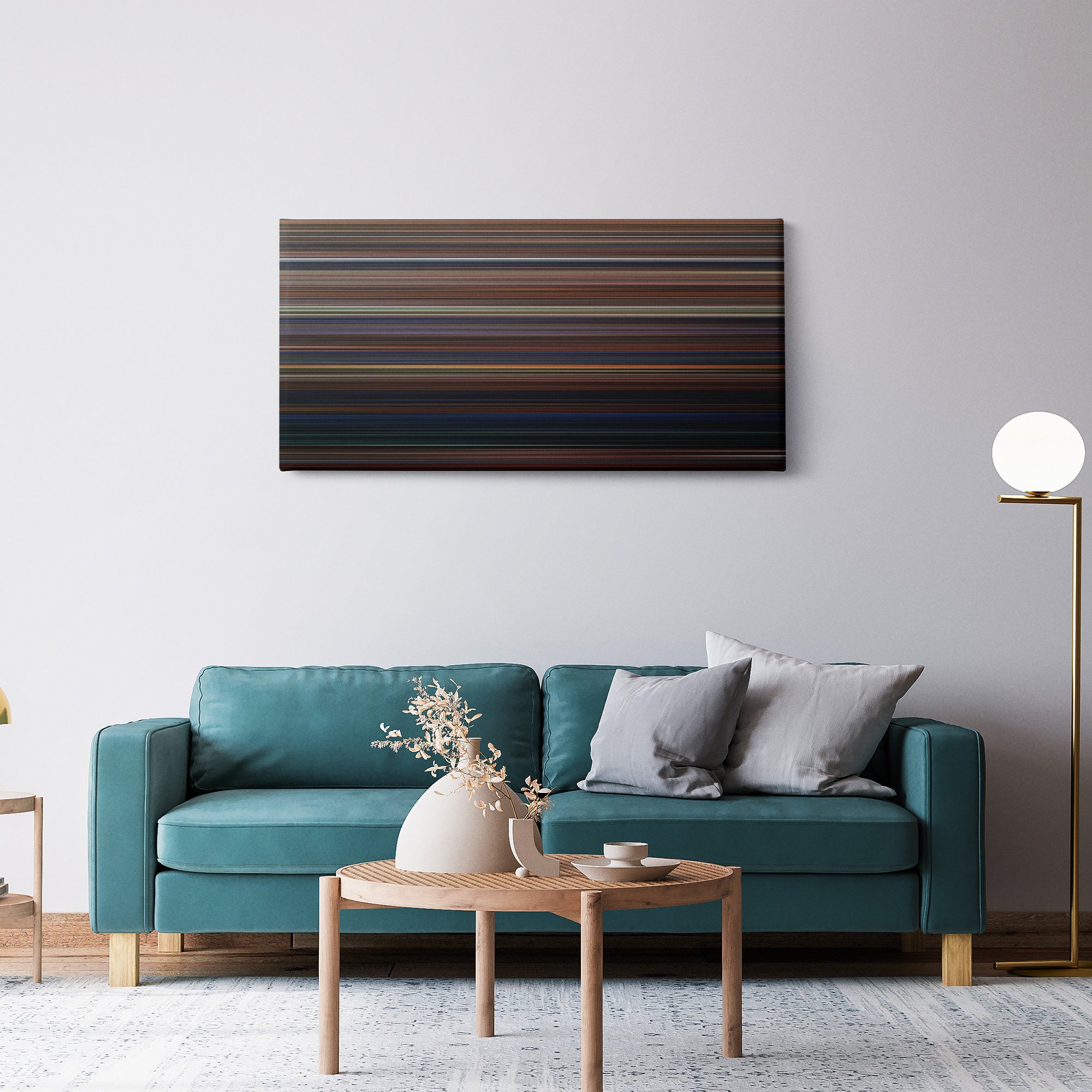 Harry Potter and the Chamber of Secrets (2002) CineSpectrum Color Spectrum Canvas Print - Hanging Horizontal on Wall in Room