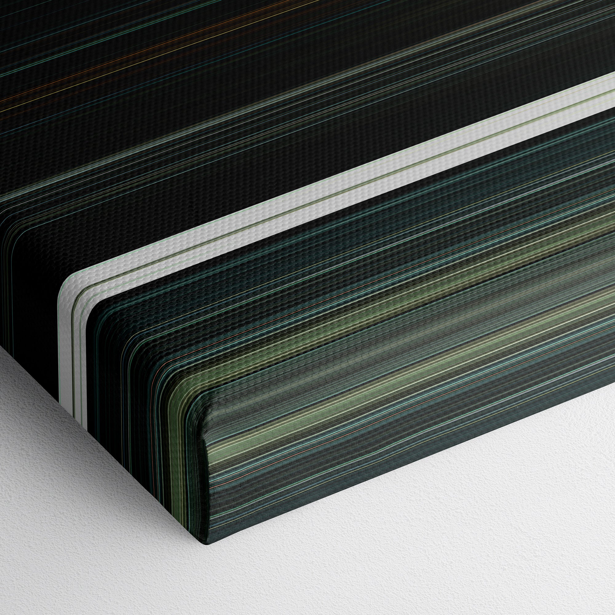Harry Potter and the Deathly Hallows Part 2 (2011) CineSpectrum Color Spectrum Canvas Print - Close Up of Bottom of Print