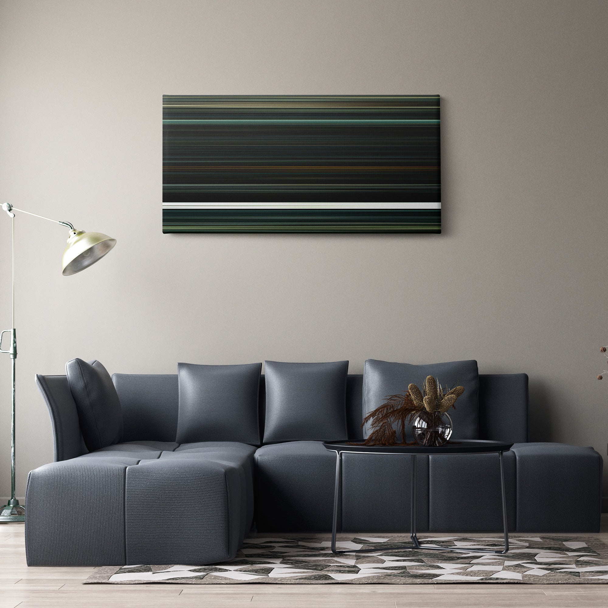 Harry Potter and the Deathly Hallows Part 2 (2011) CineSpectrum Color Spectrum Canvas Print - Hanging Horizontal on Wall in Room