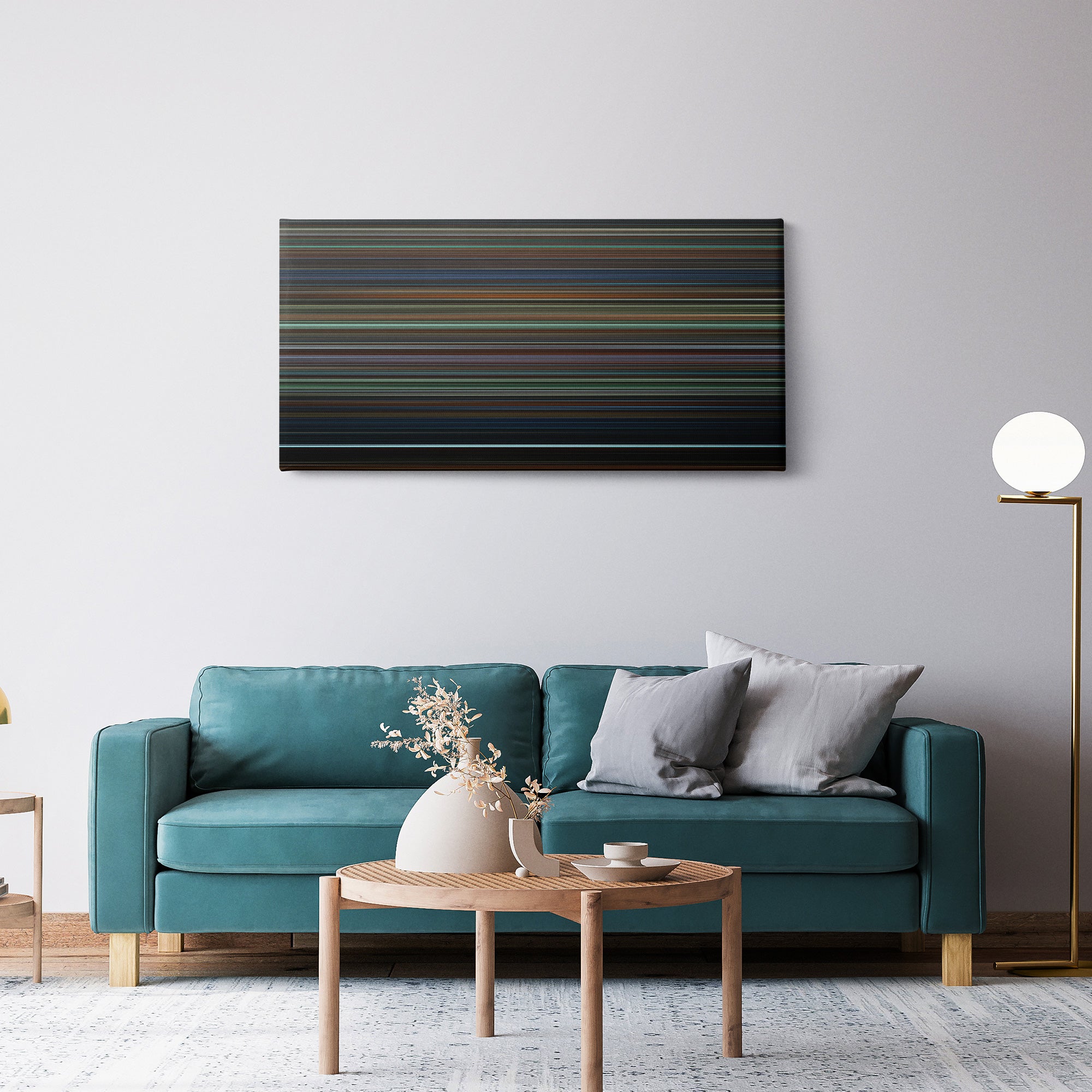Harry Potter and the Goblet of Fire (2005) CineSpectrum Color Spectrum Canvas Print - Hanging Horizontal on Wall in Room