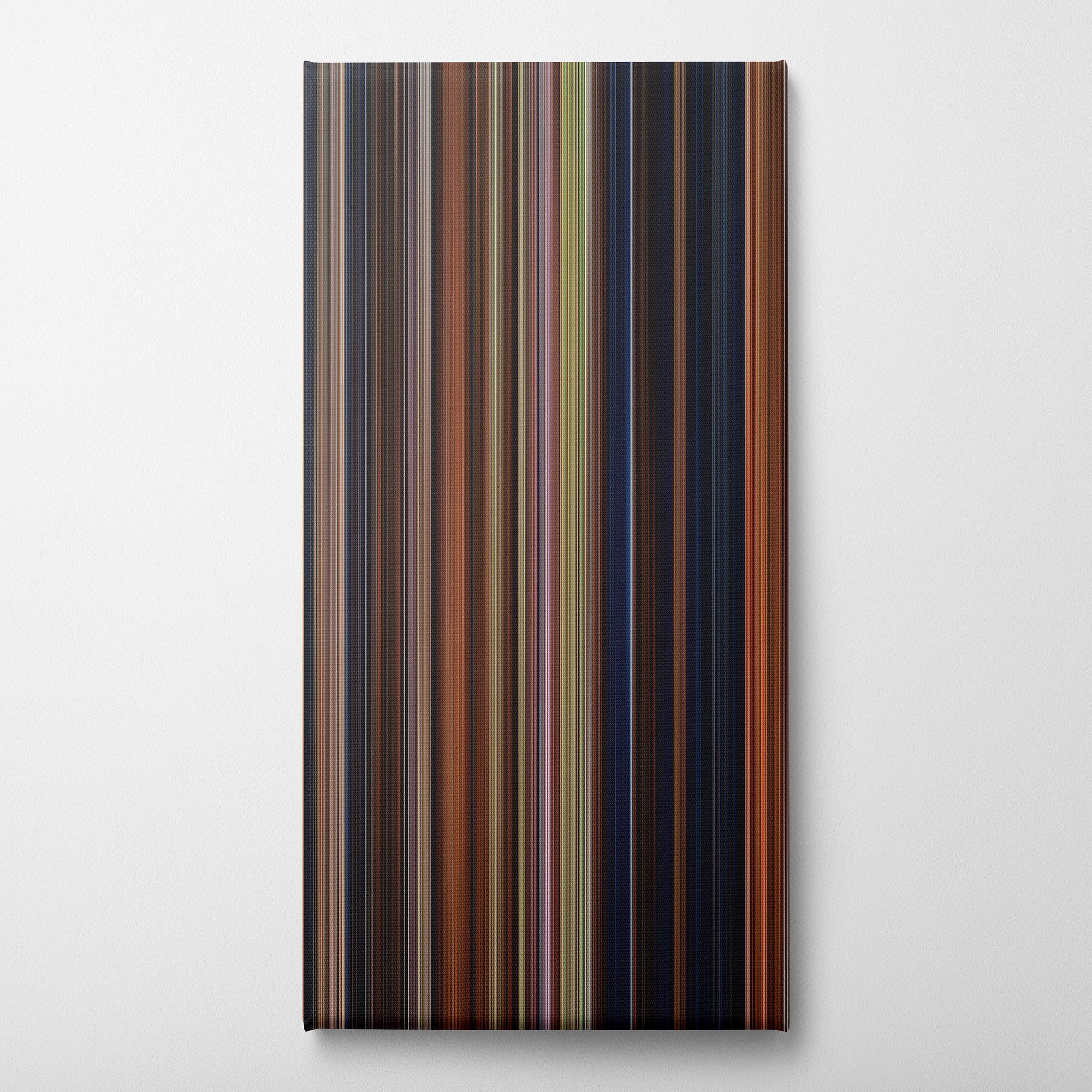 Harry Potter and the Philosophers Stone (2001) CineSpectrum Color Spectrum Canvas Print - Vertical on Wall