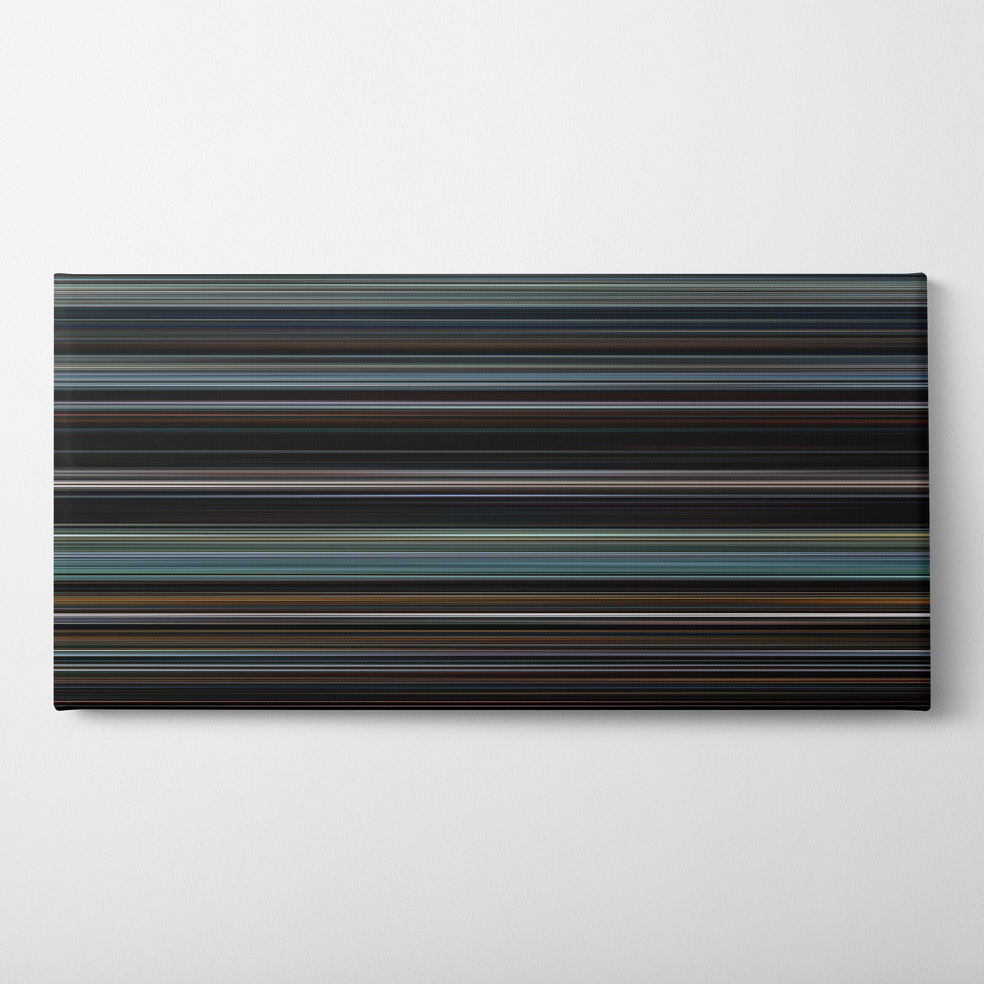Heat (1995) CineSpectrum Color Spectrum Canvas Print - Horizontal on Wall