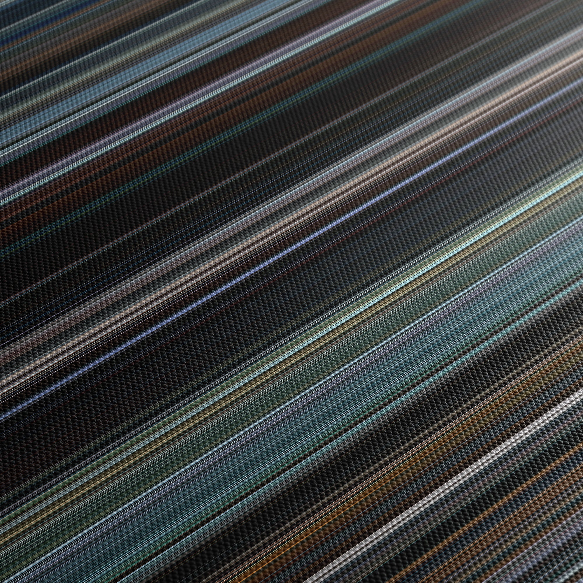 Heat (1995) CineSpectrum Color Spectrum Canvas Print - Close Up of Middle of Print