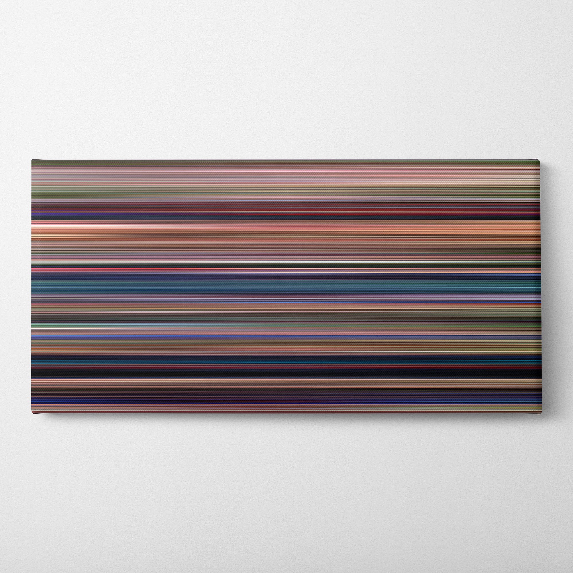 Heathers (1988) CineSpectrum Color Spectrum Canvas Print - Horizontal on Wall