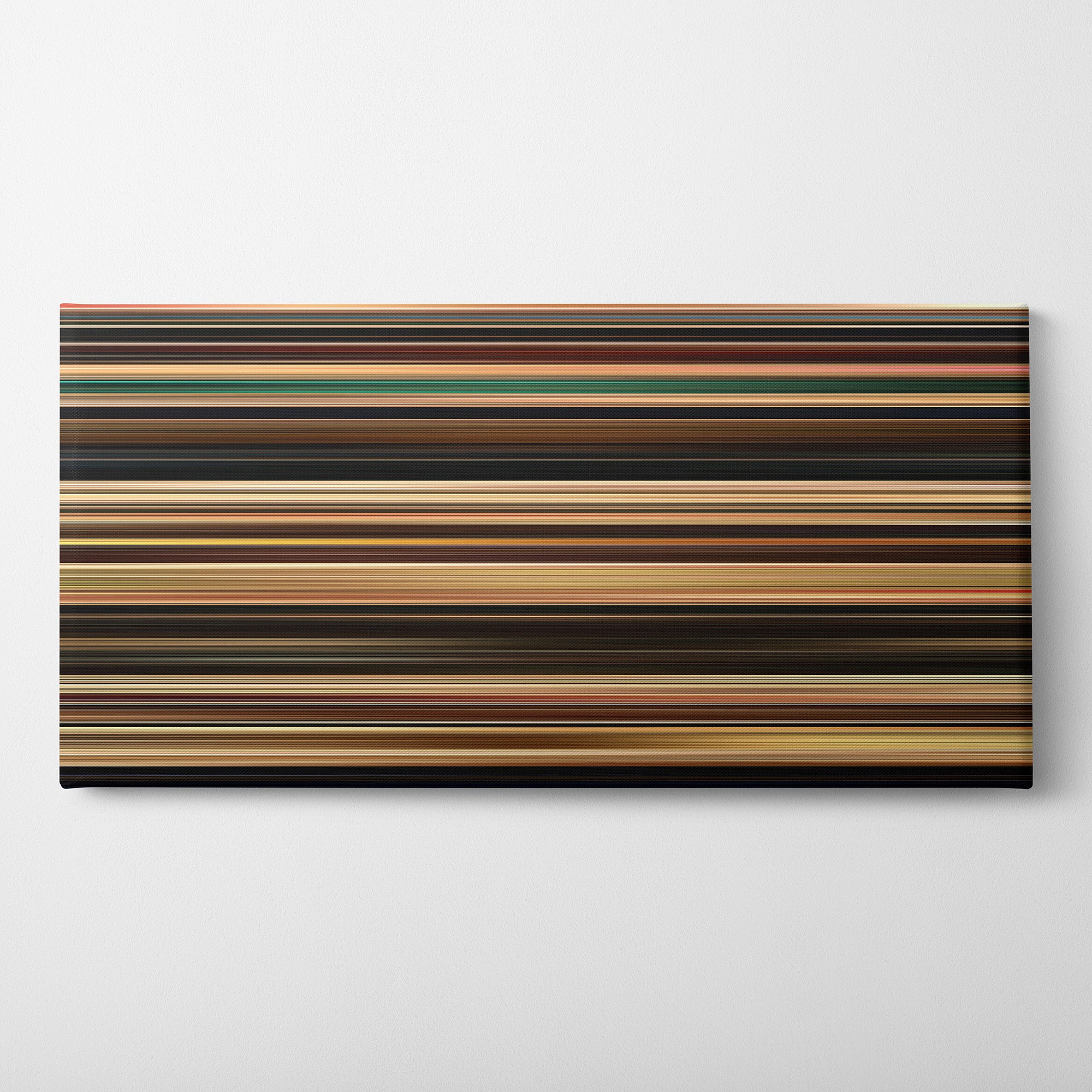 Her (2013) CineSpectrum Color Spectrum Canvas Print - Horizontal on Wall