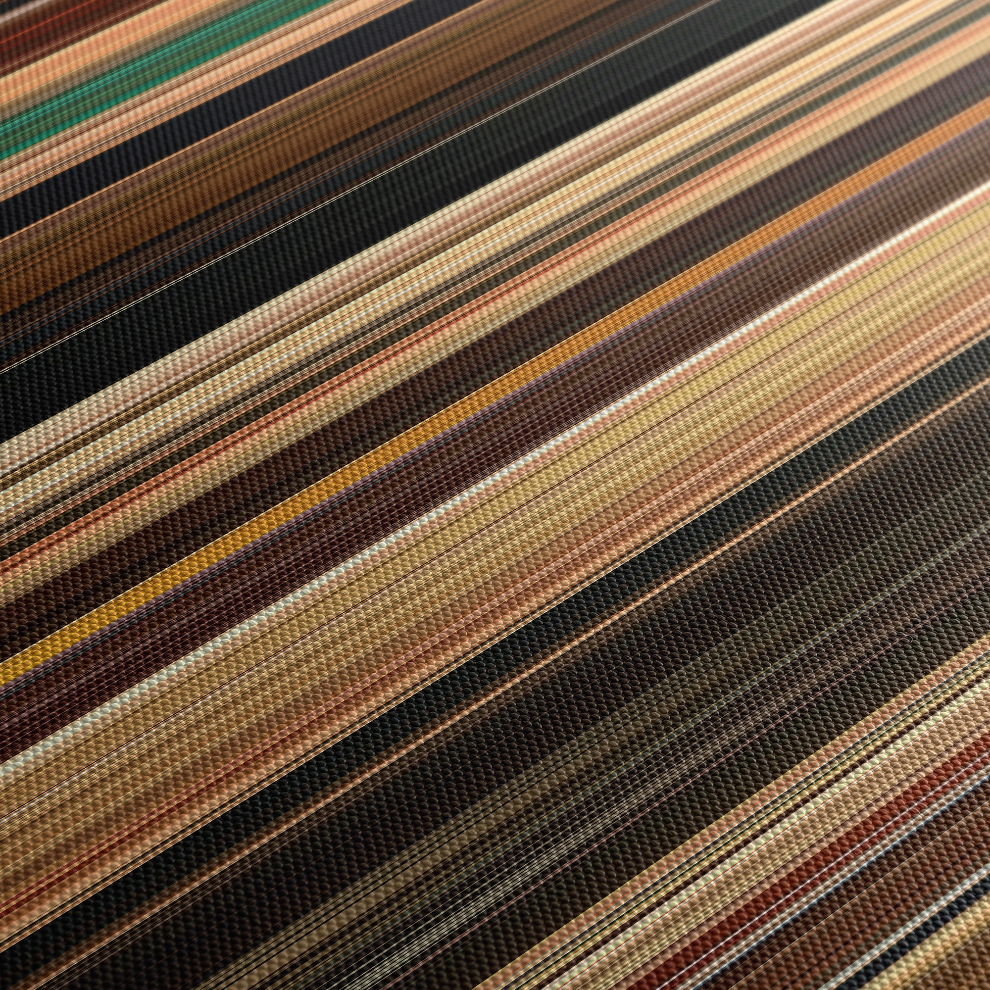 Her (2013) CineSpectrum Color Spectrum Canvas Print - Close Up of Middle of Print