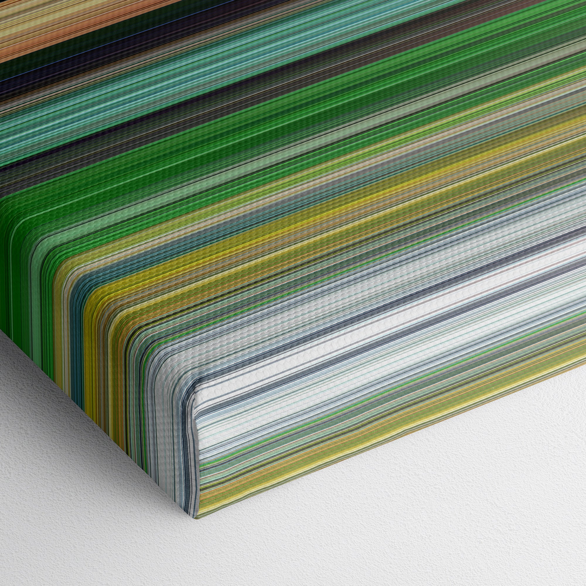 House of Flying Daggers (2004) CineSpectrum Color Spectrum Canvas Print - Close Up of Bottom of Print