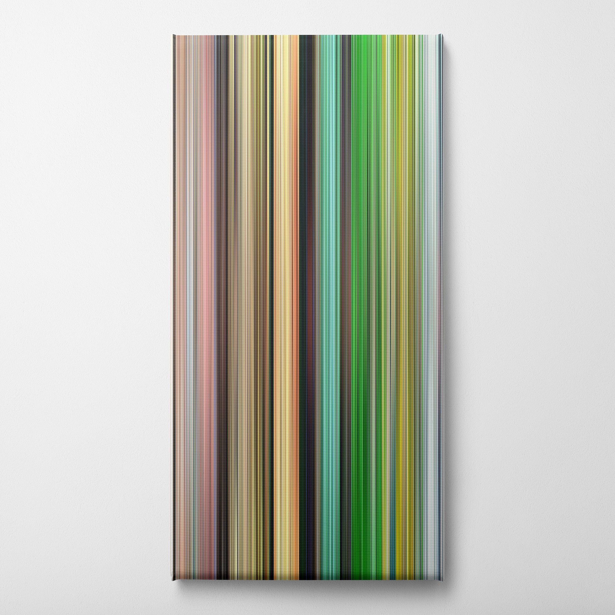 House of Flying Daggers (2004) CineSpectrum Color Spectrum Canvas Print - Vertical on Wall
