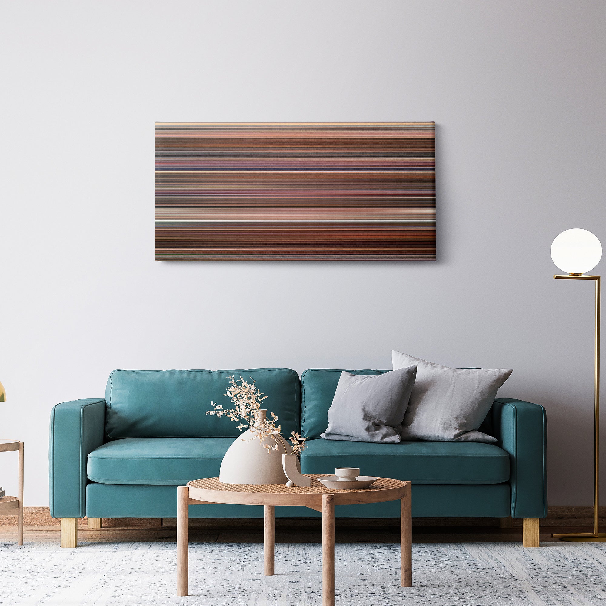 How To Lose A Guy In 10 Days (2003) CineSpectrum Color Spectrum Canvas Print - Hanging Horizontal on Wall in Room
