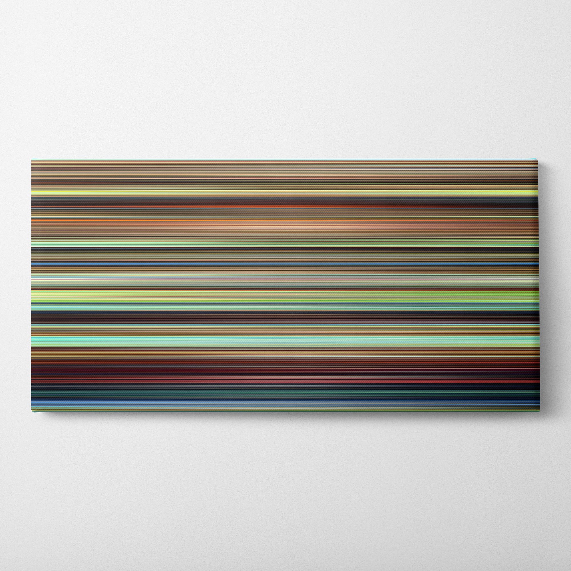 Howl's Moving Castle (2004) CineSpectrum Color Spectrum Canvas Print - Horizontal on Wall